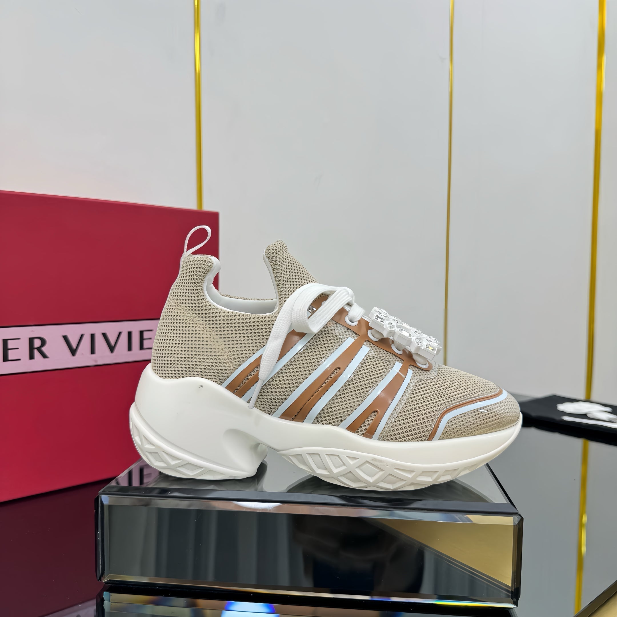 Viv 25 Motor Sneaker Brown Special Mesh 250501