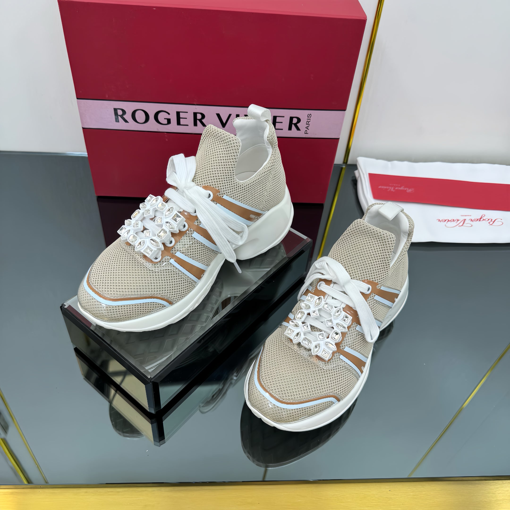 Viv 25 Motor Sneaker Brown Special Mesh 250501