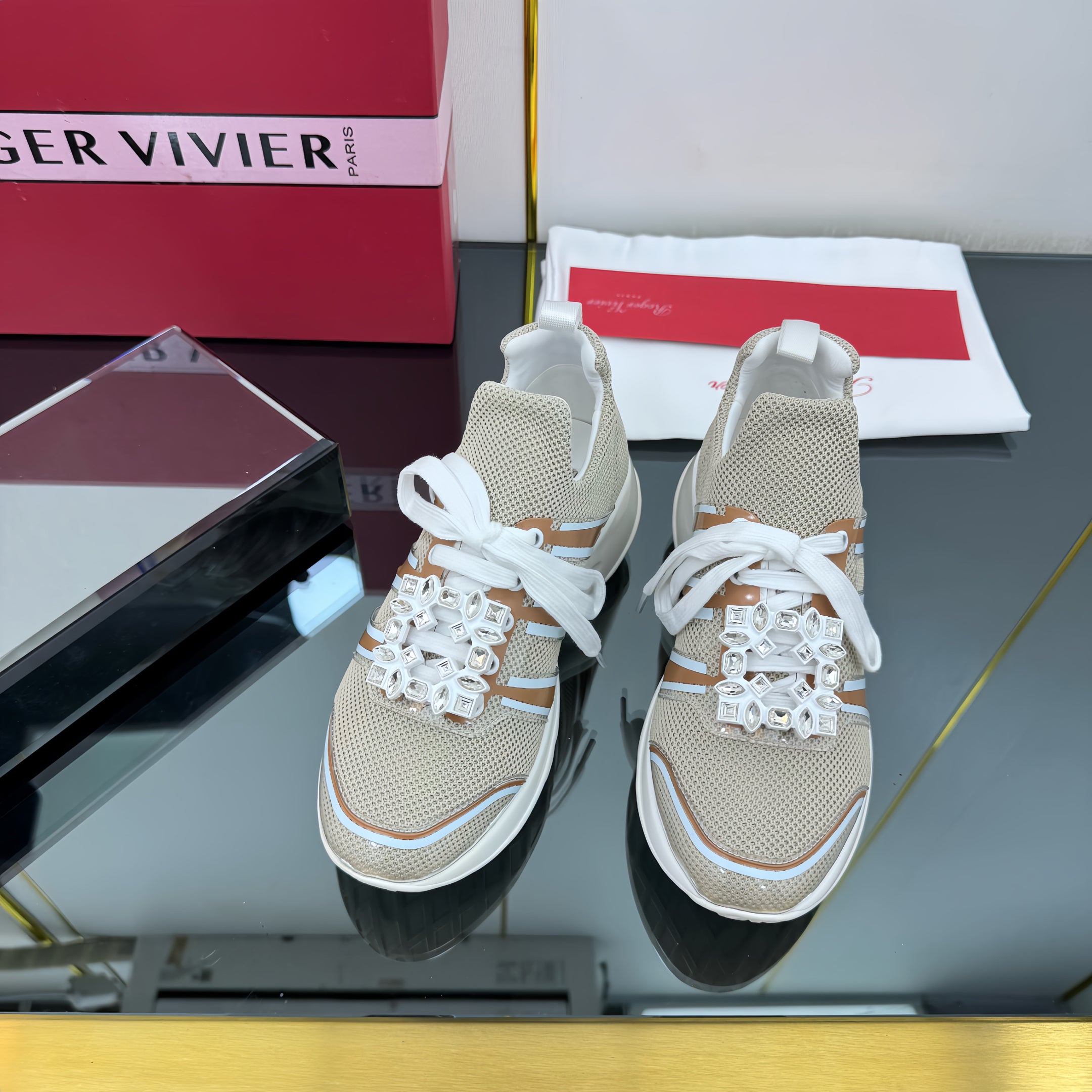 Viv 25 Motor Sneaker Brown Special Mesh 250501
