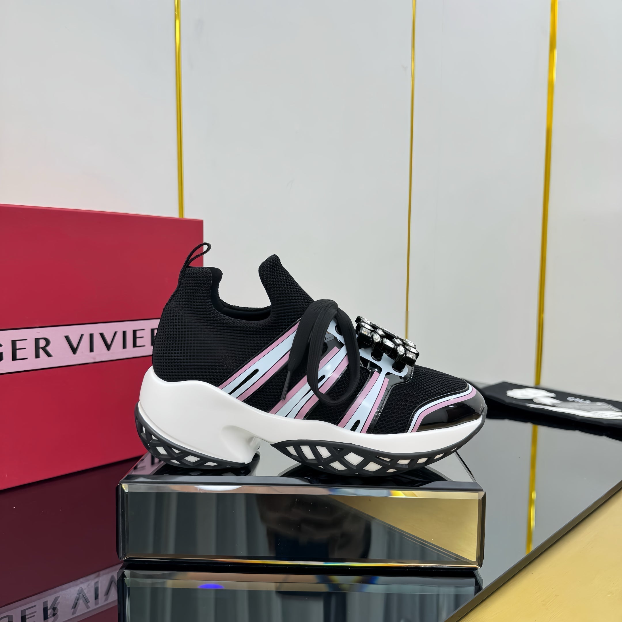 Viv 25 Motor Sneaker Black Special Mesh 250502