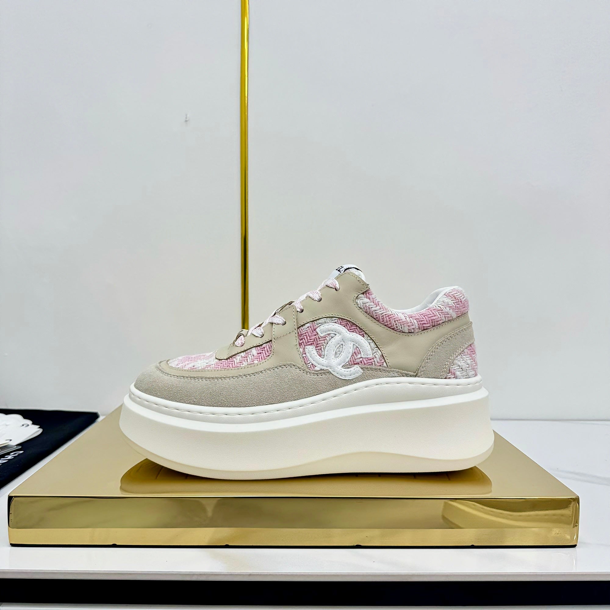 CC 25 Platform Sneaker Pink Nude Cowhide 312953