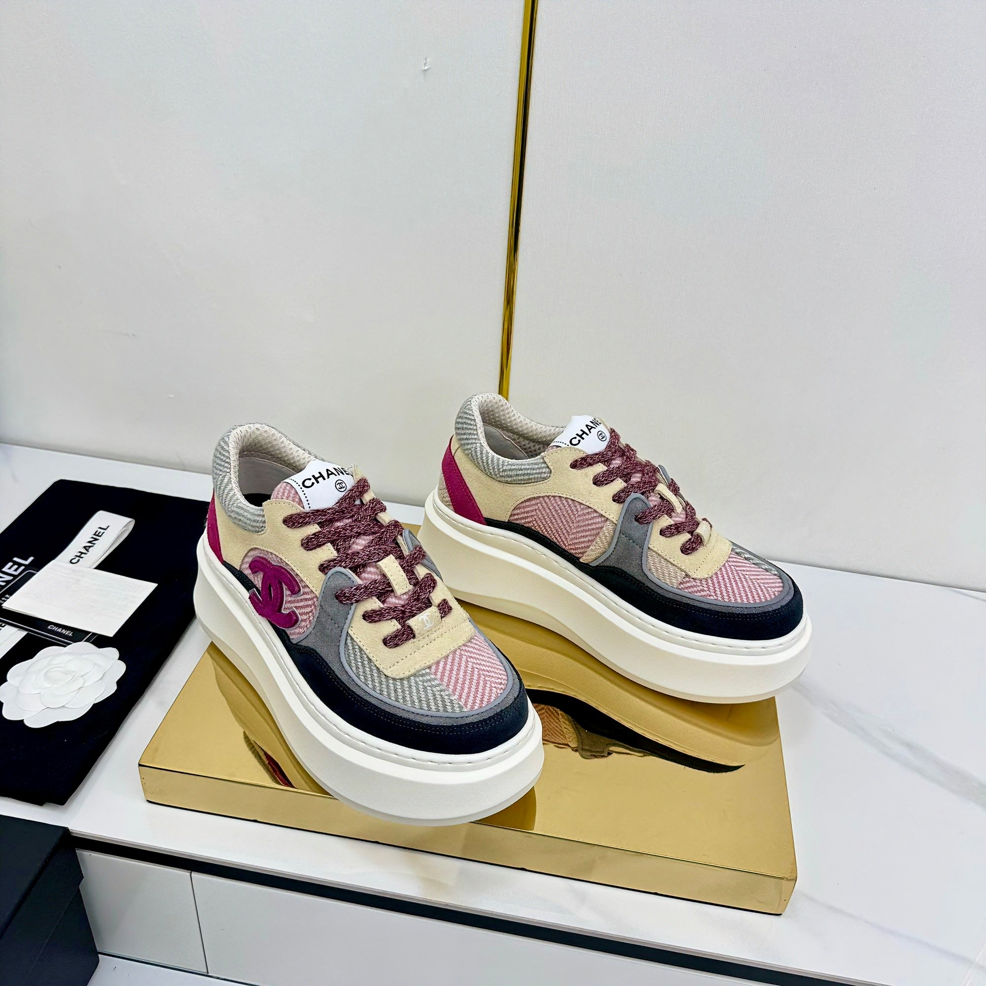 CC 25 Platform Sneaker Mutilcolor Cowhide 312958