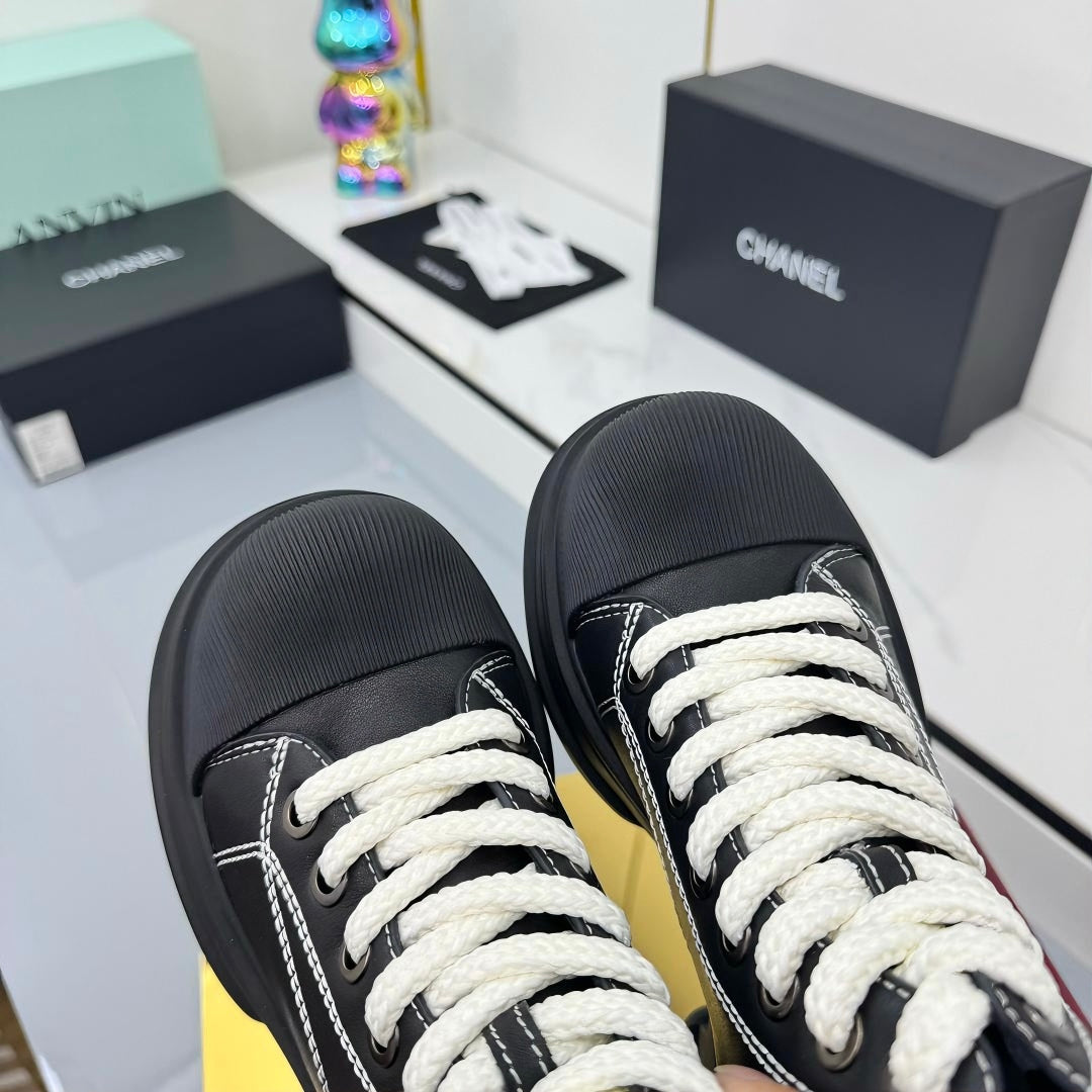 Chanel 2025 High-Top Sneakers Black Cowhide 469810