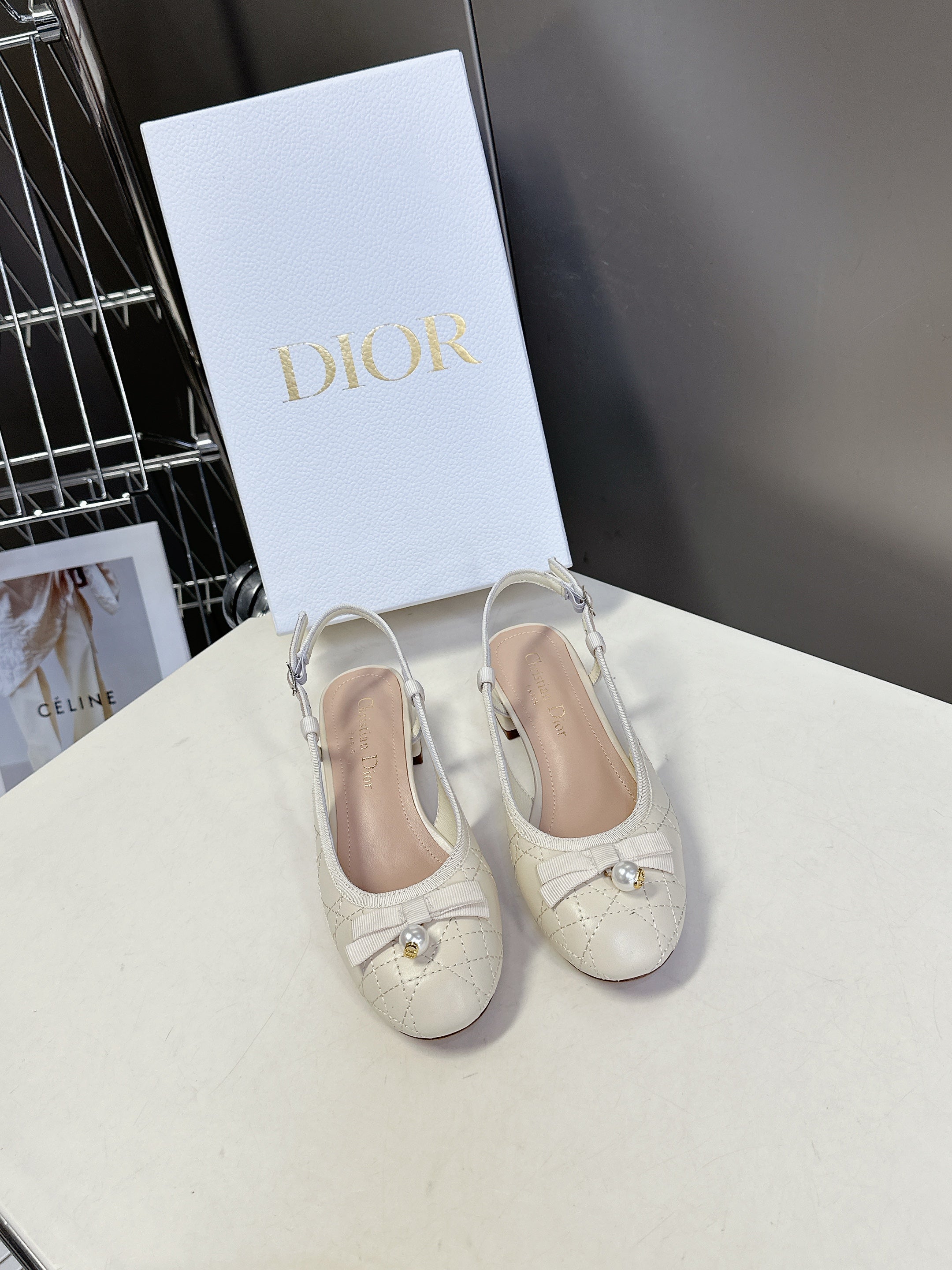 CD 25 Slingback Heel White 307172