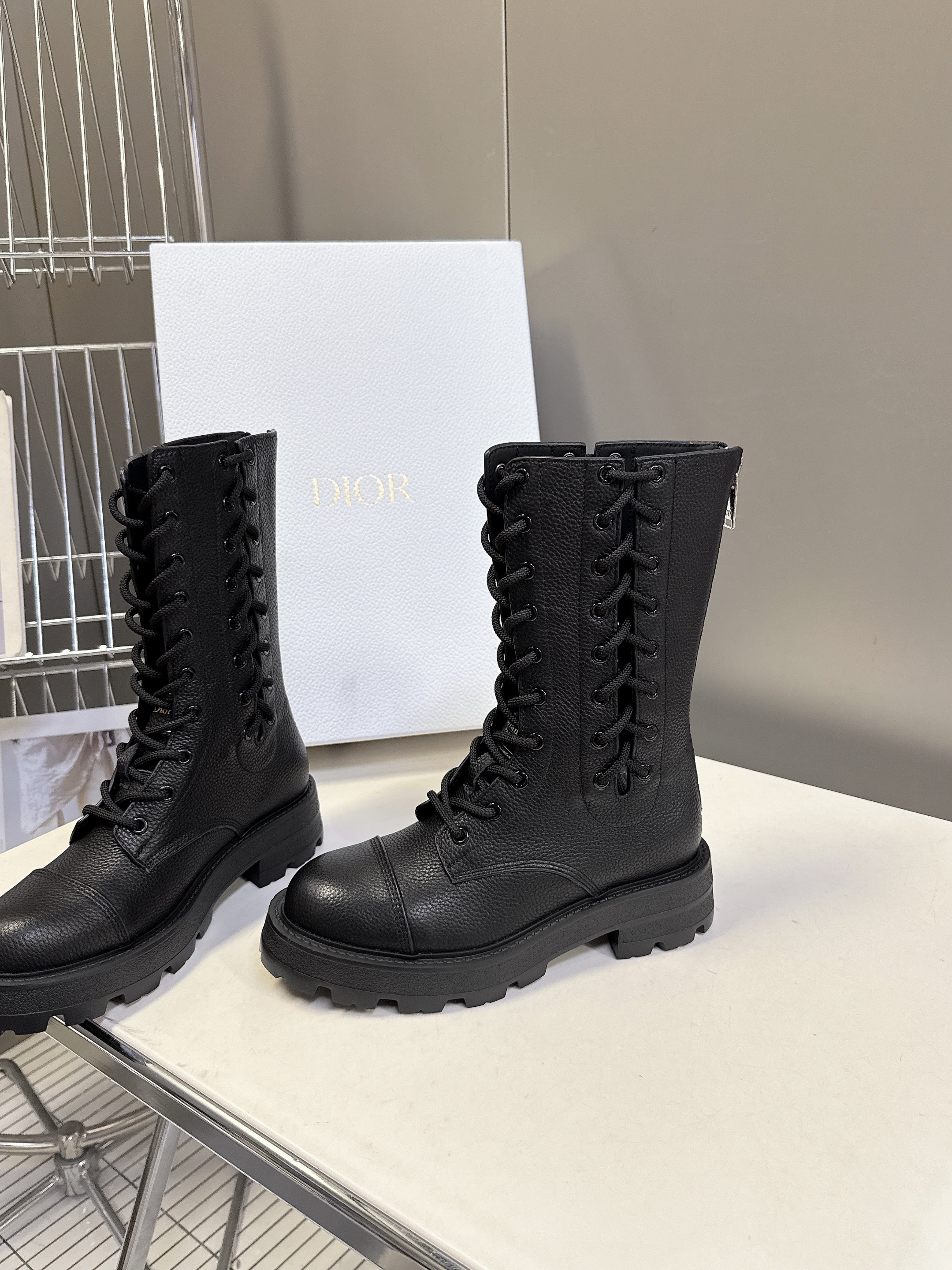 CD Martin Boots black top-grain calfskin 430998