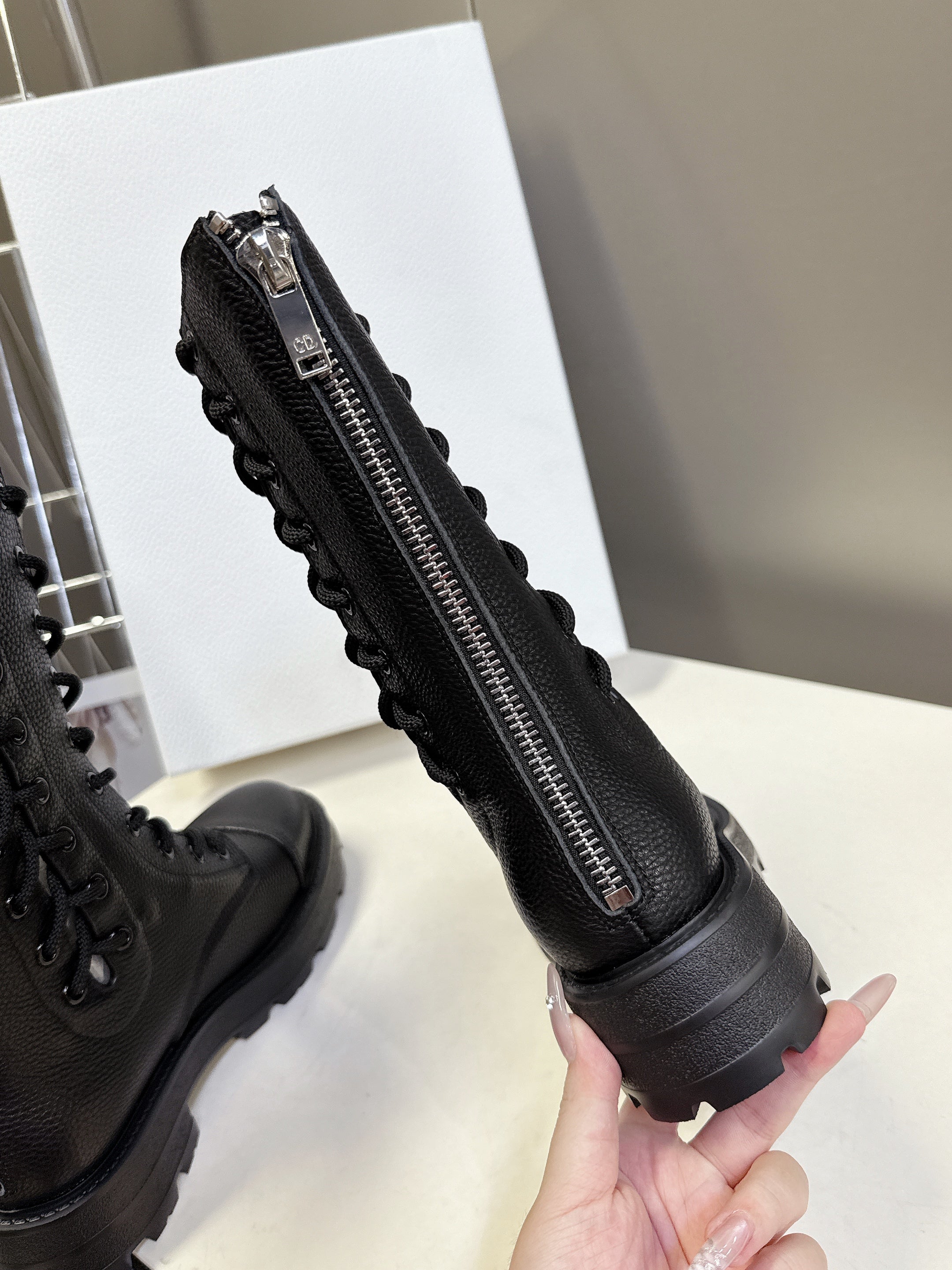 CD Martin Boots black top-grain calfskin 430998