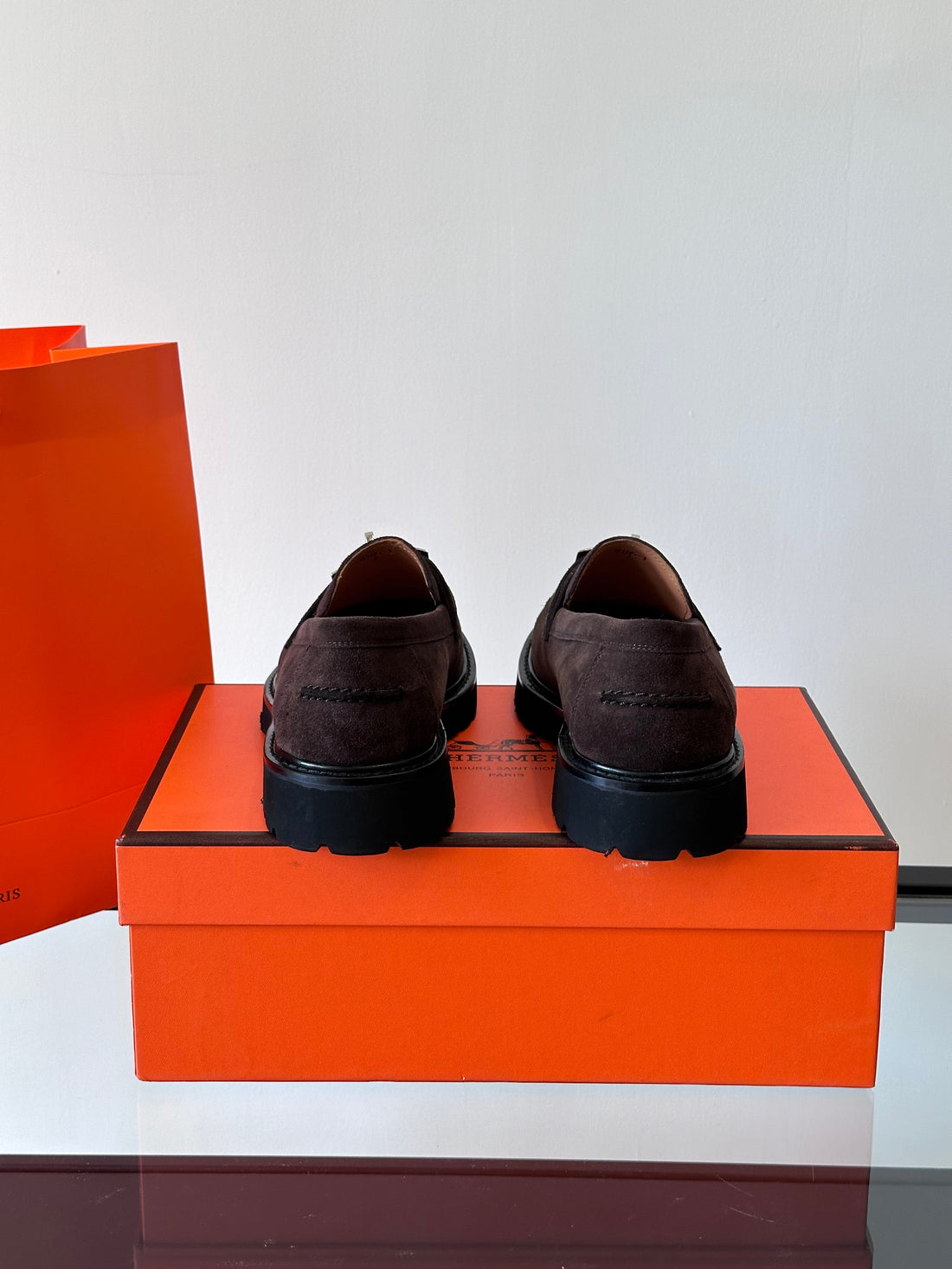 HM Men's Icone Loafer Dark Brown Suede 524583