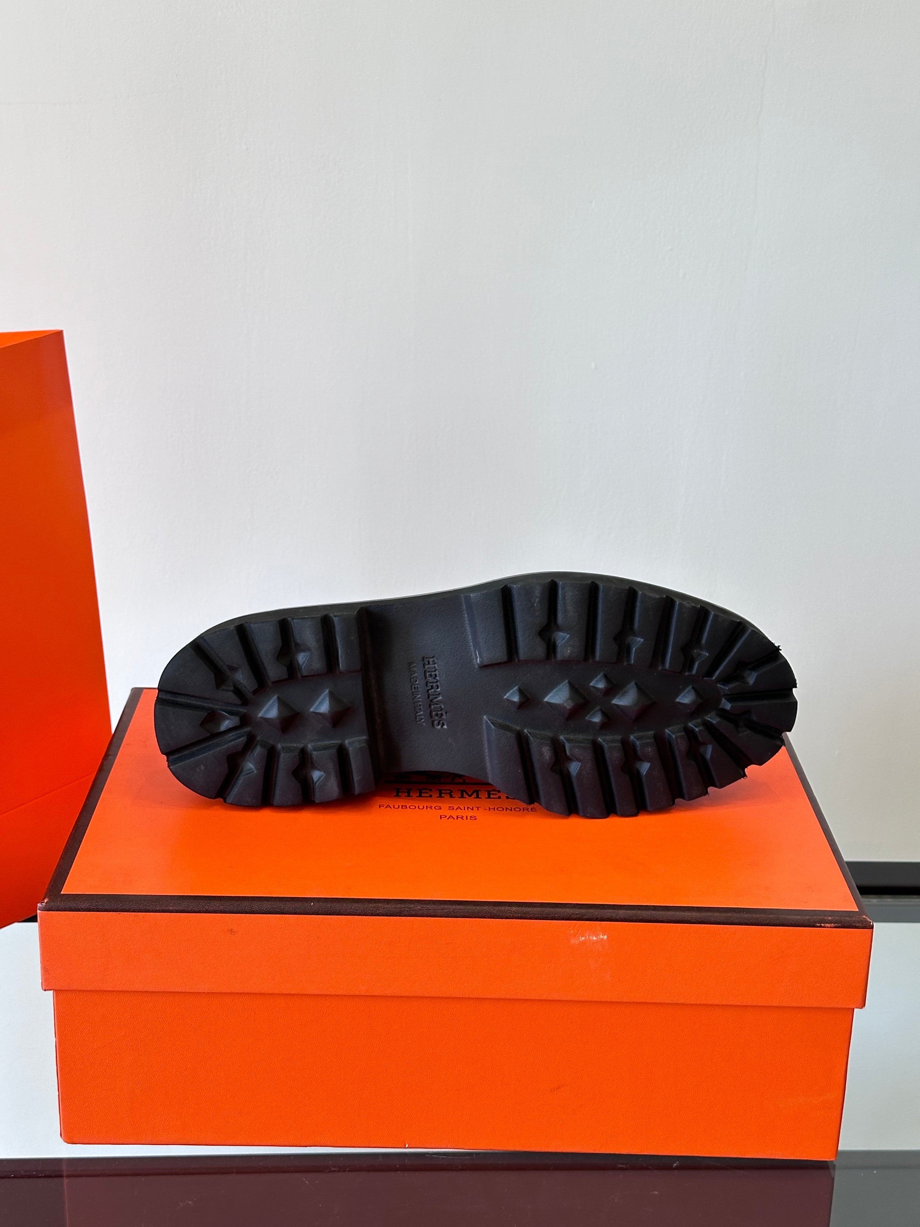 HM Men's Icone Loafer Black Brown Cowhide