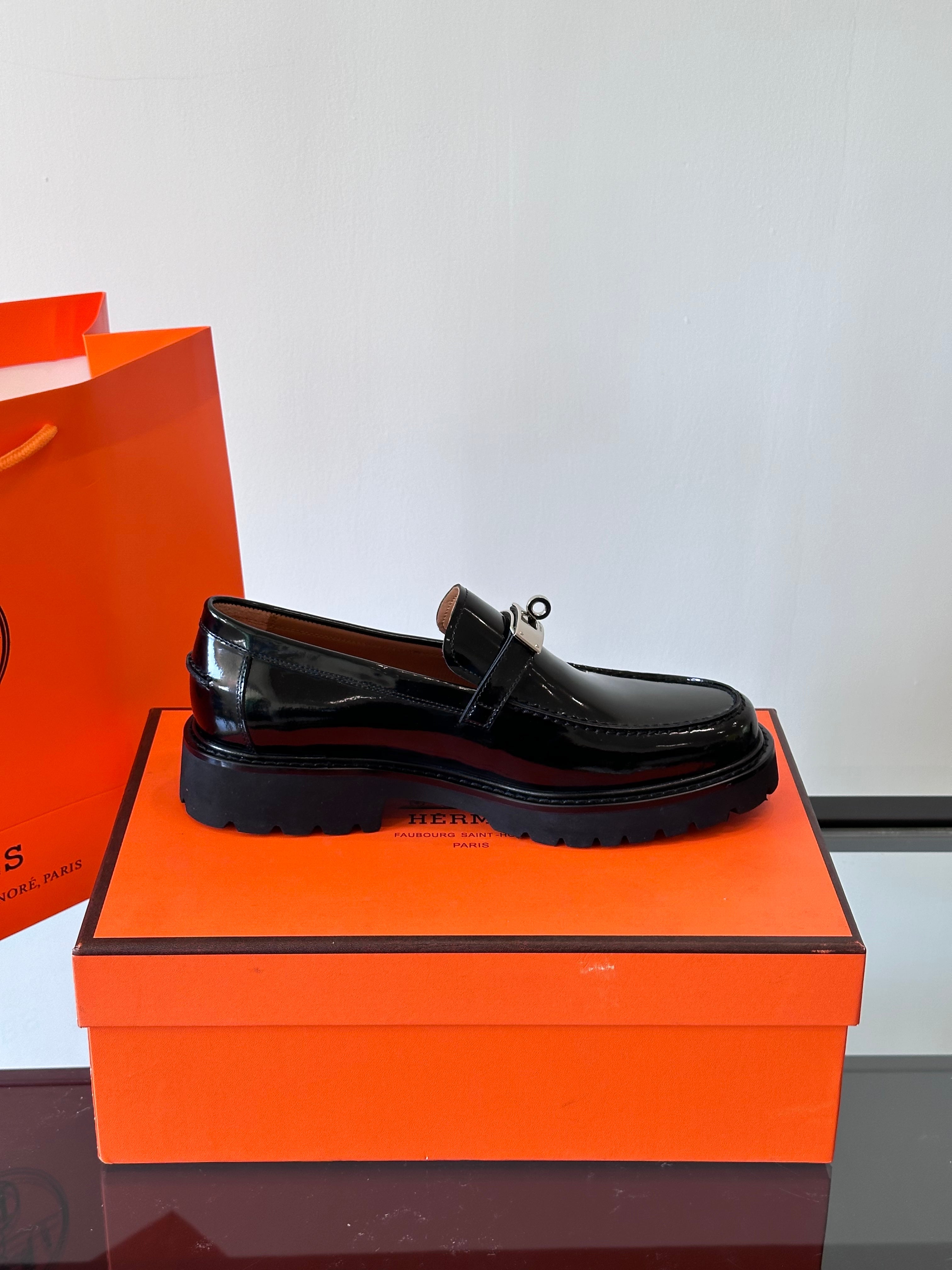 HM Men's Icone Loafer Black Patent Leather