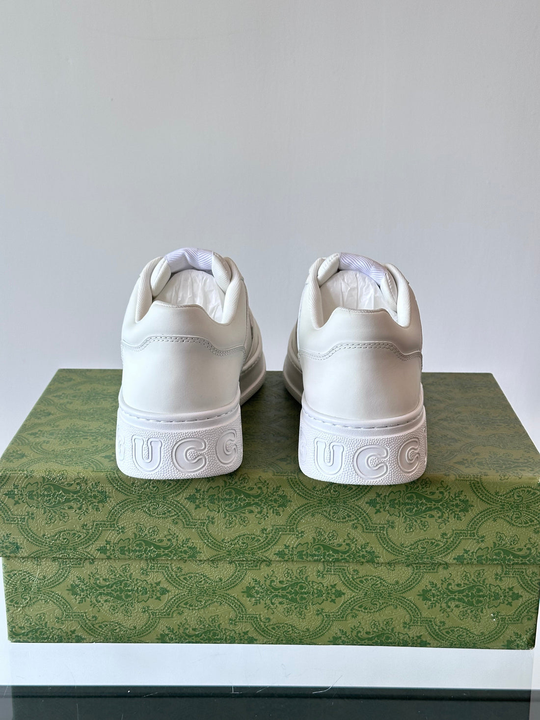 GG Men's Sneaker White Cowhide 535208