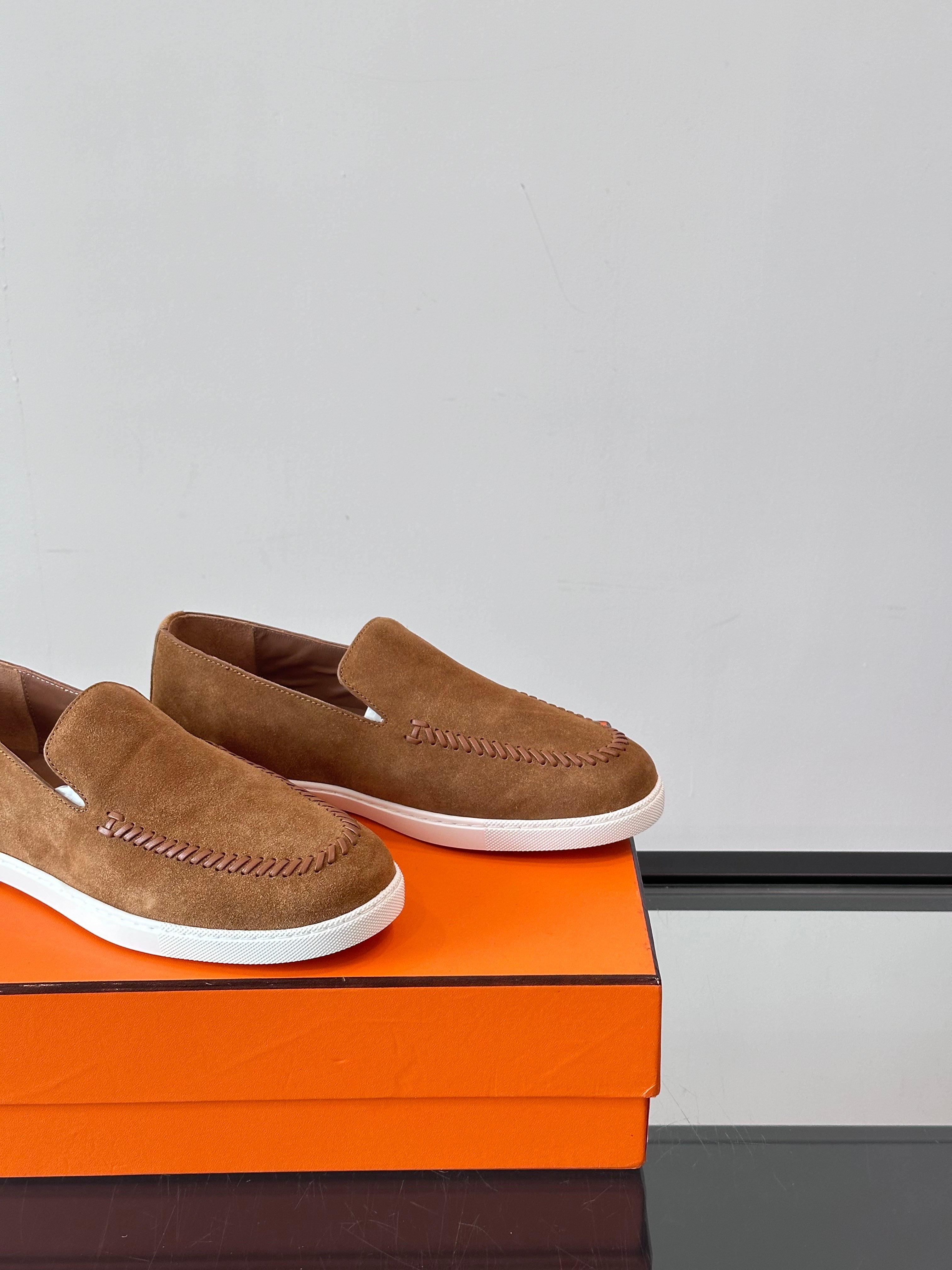 HM Men's Kiddy Slip-on Brown Suede 718281