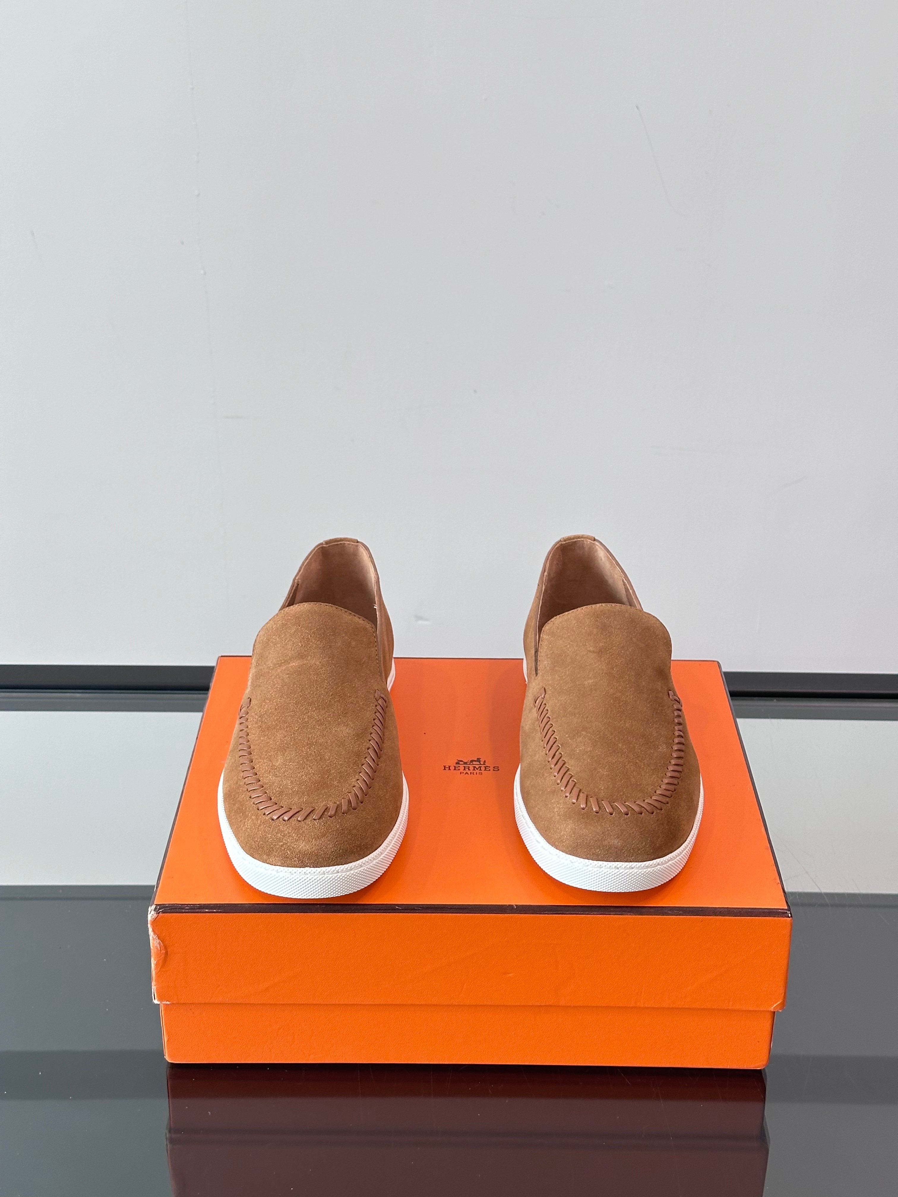 HM Men's Kiddy Slip-on Brown Suede 718281