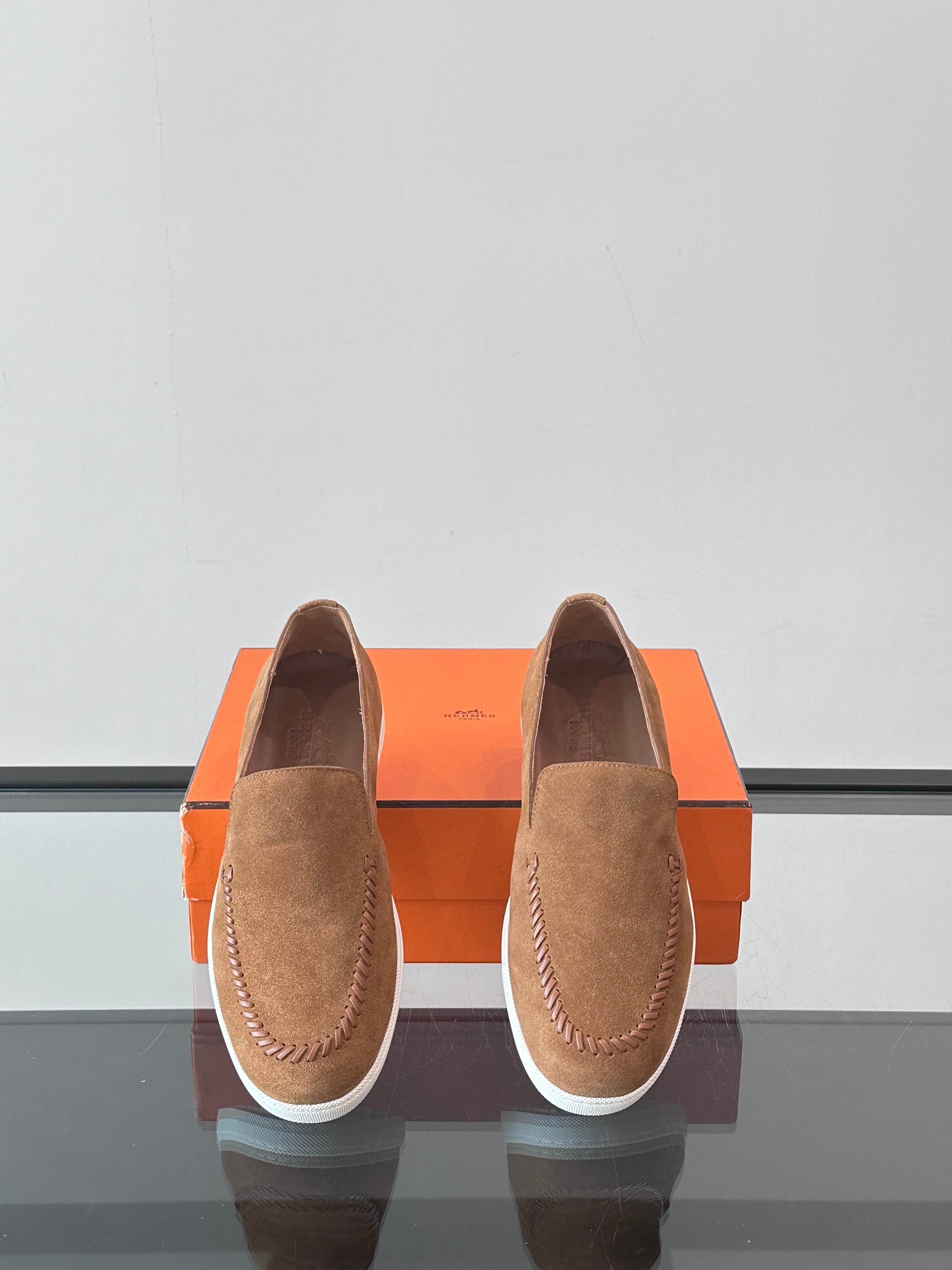 HM Men's Kiddy Slip-on Brown Suede 718281