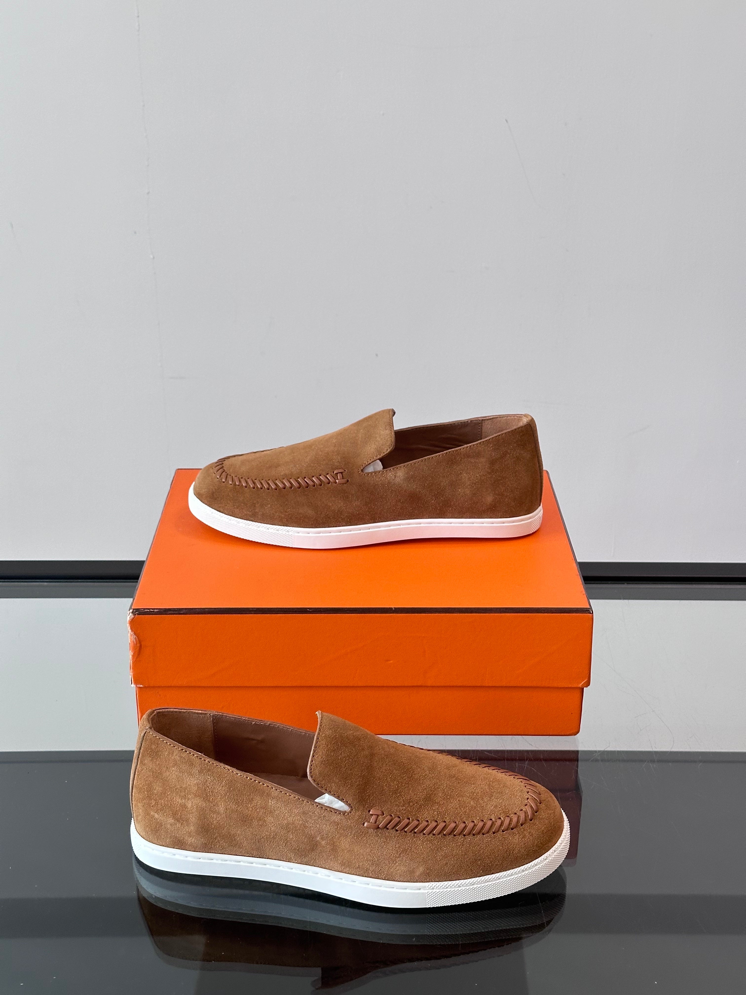 HM Men's Kiddy Slip-on Brown Suede 718281