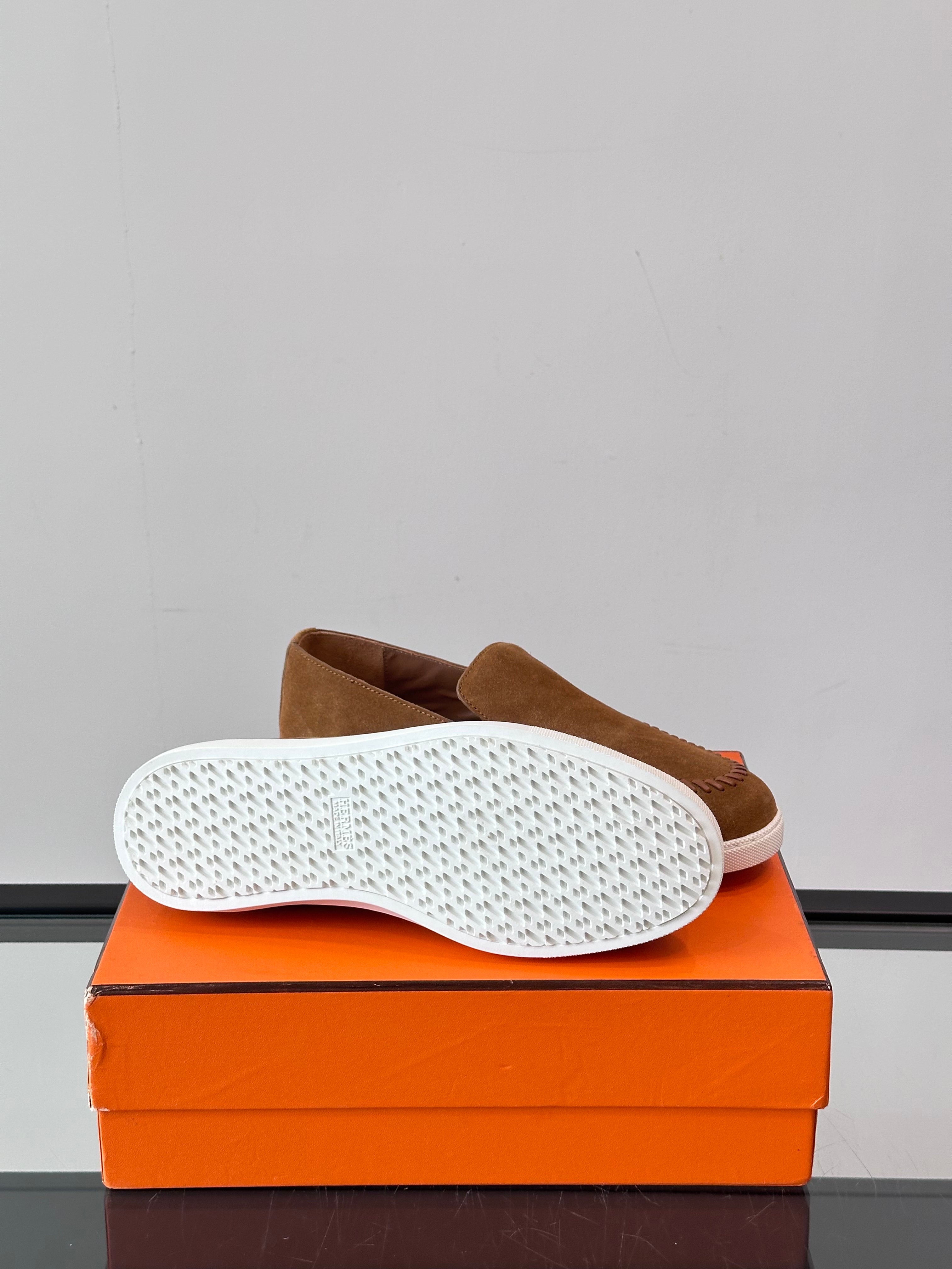 HM Men's Kiddy Slip-on Brown Suede 718281