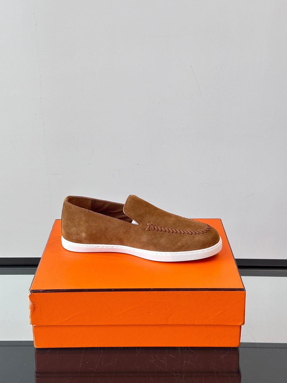 HM Men's Kiddy Slip-on Brown Suede 718281