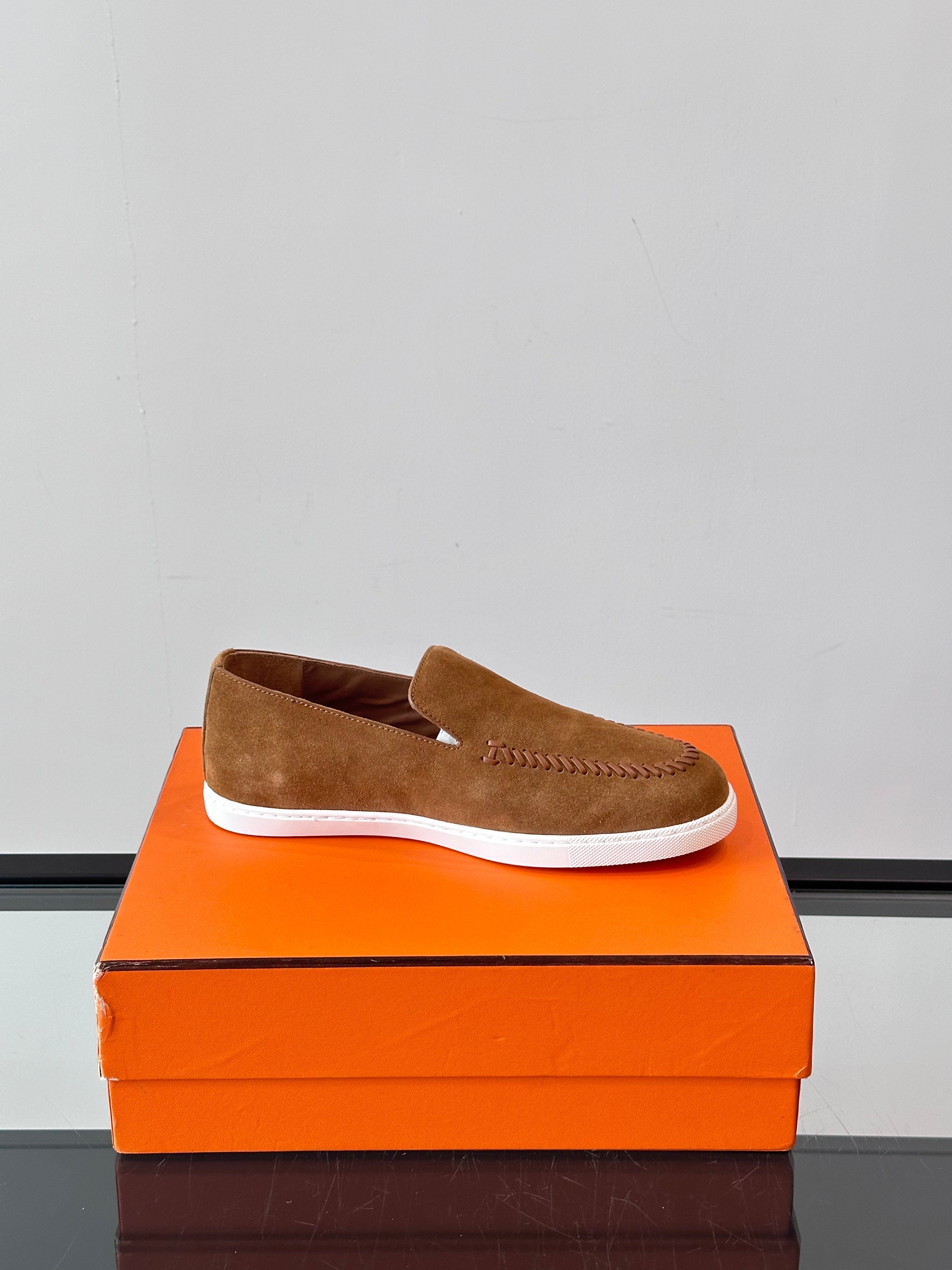 HM Men's Kiddy Slip-on Brown Suede 718281