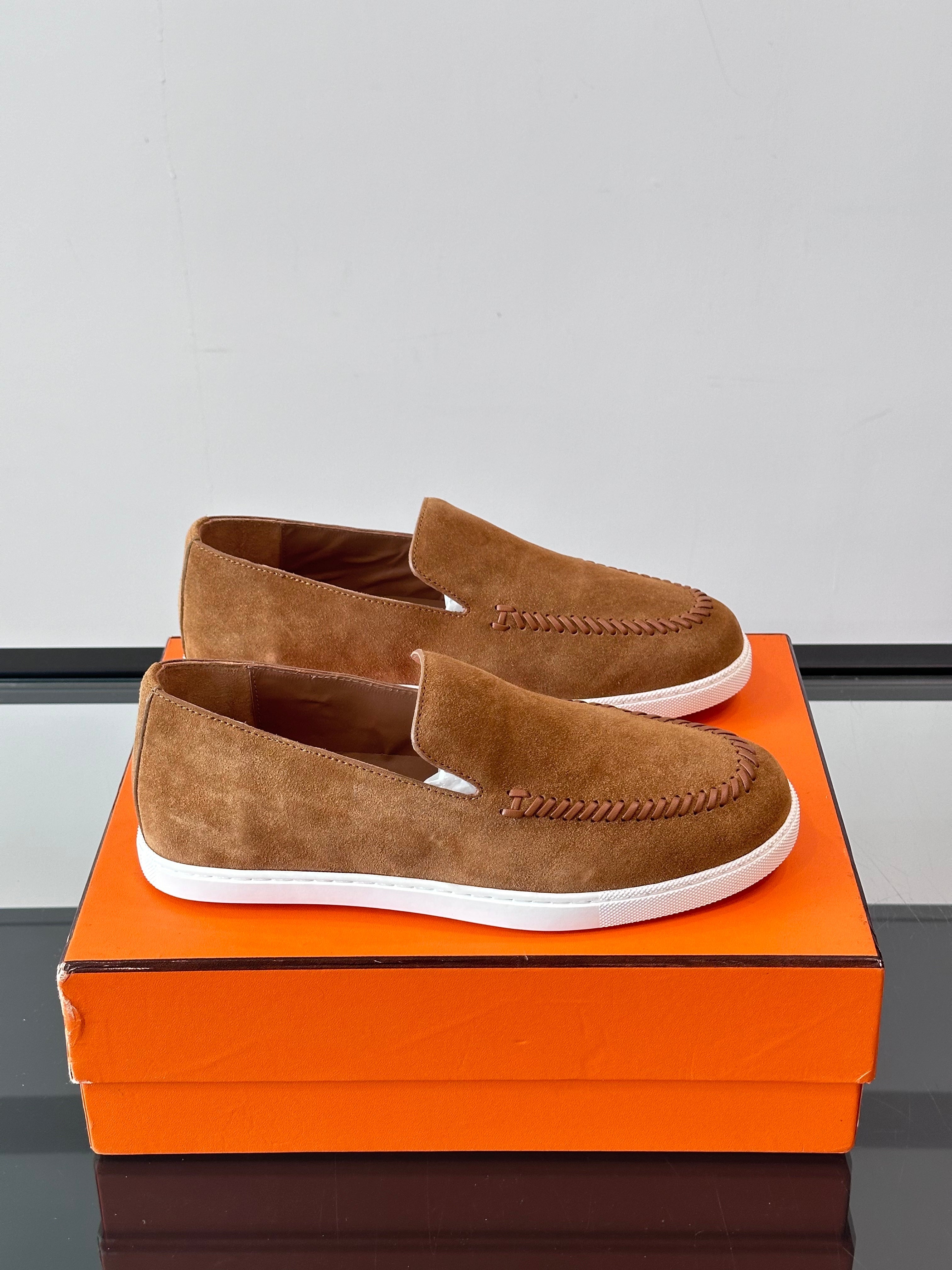 HM Men's Kiddy Slip-on Brown Suede 718281