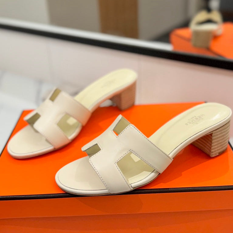 HM Oasis Sandals Pearl Ivory Sheepskin 294836