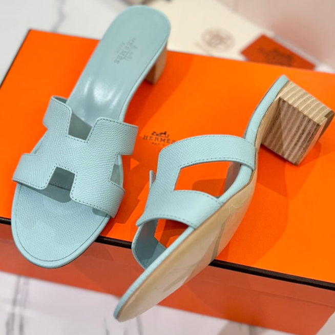 HM Oasis Sandals Blue Cowhide 294839