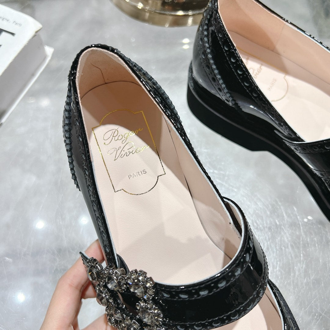 Viv 25 Mary Jane Black Calf Patent Leather 235397
