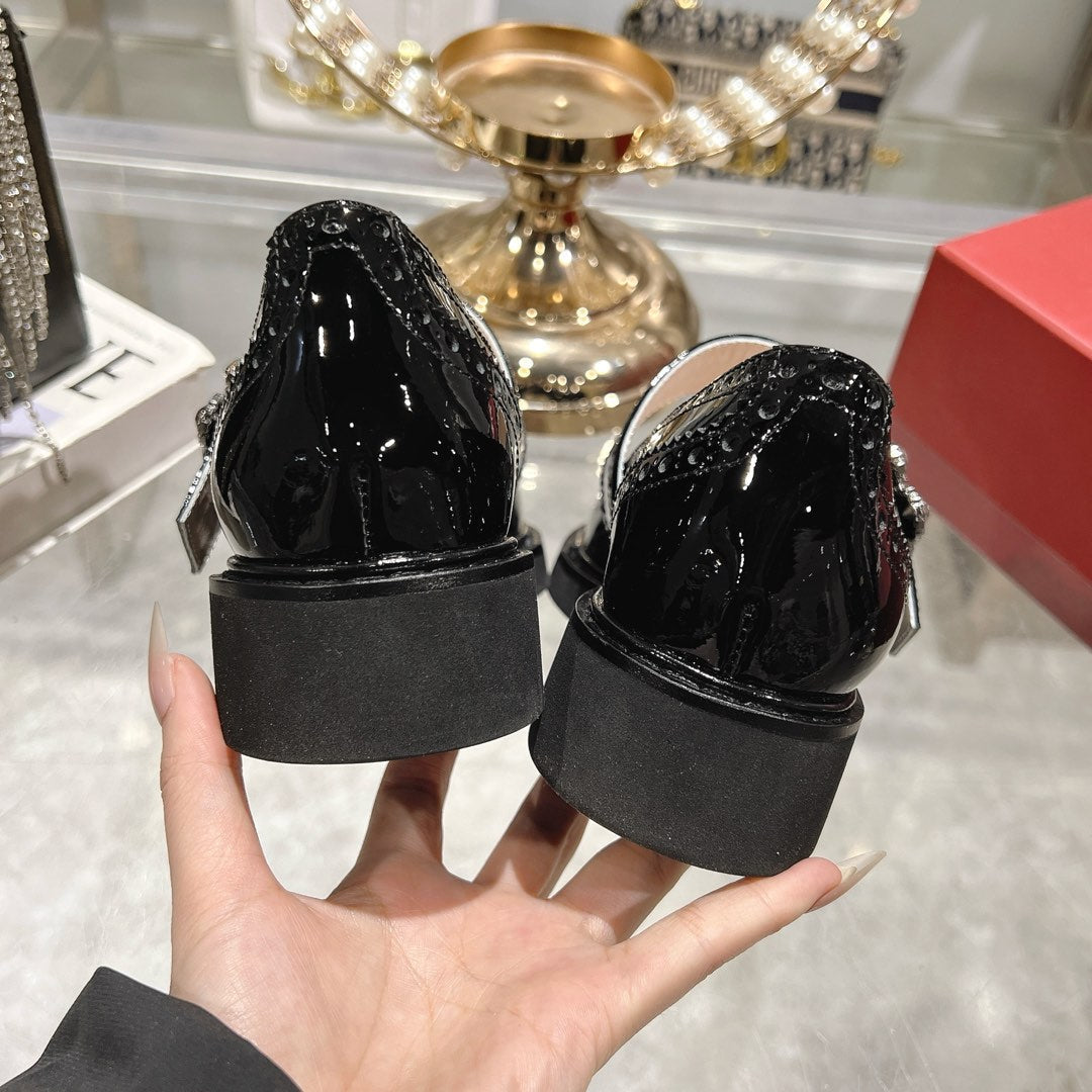 Viv 25 Mary Jane Black Calf Patent Leather 235397