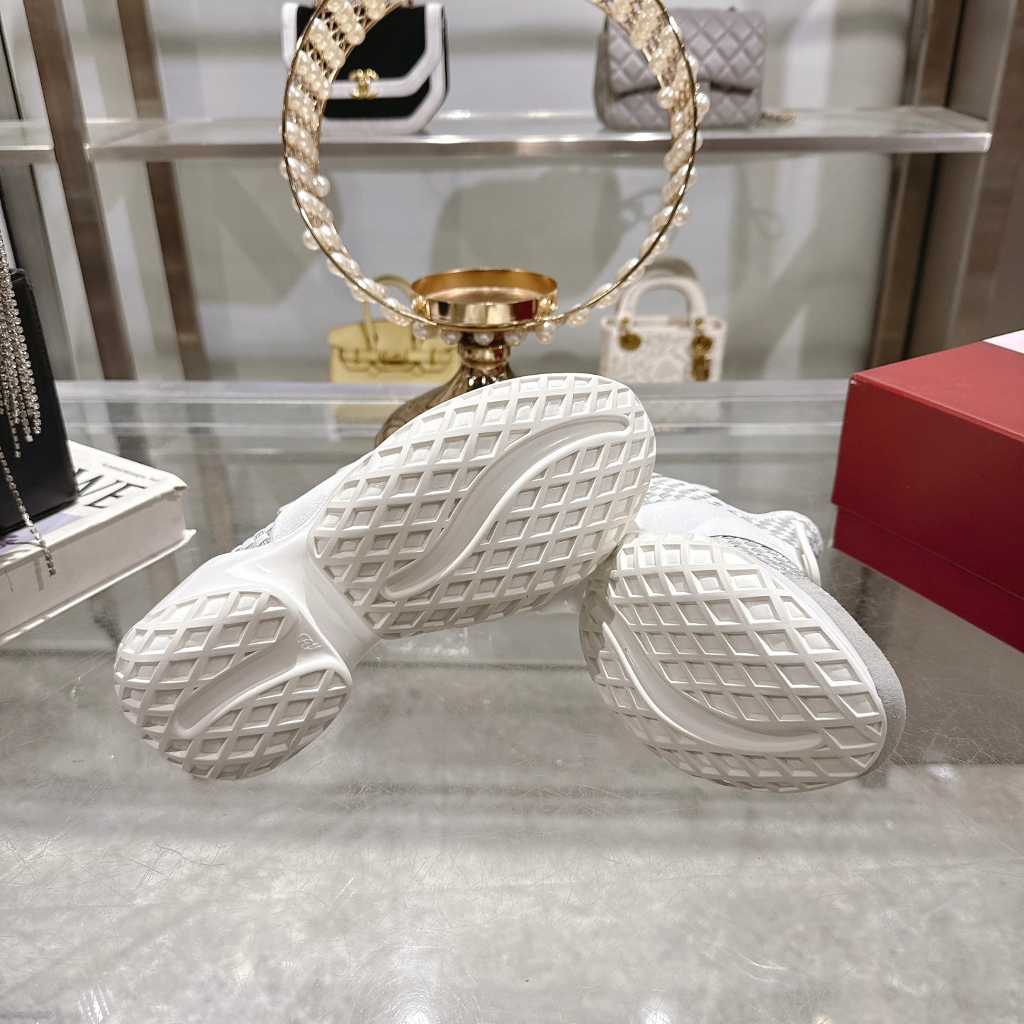 Viv Sneaker Grey Custom Woven 262958