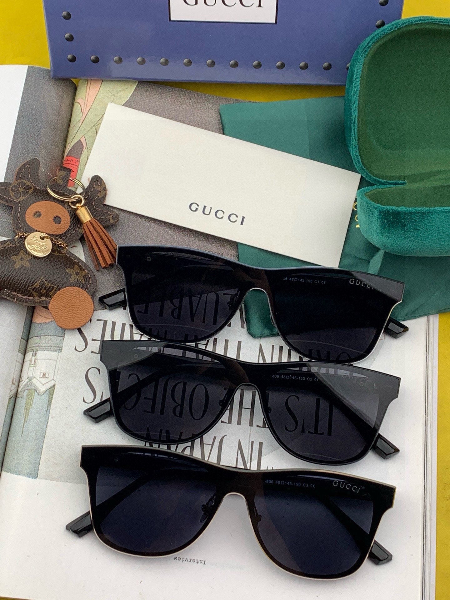 SQUARE FRAME SUNGLASSES G3000 IN ACETATE