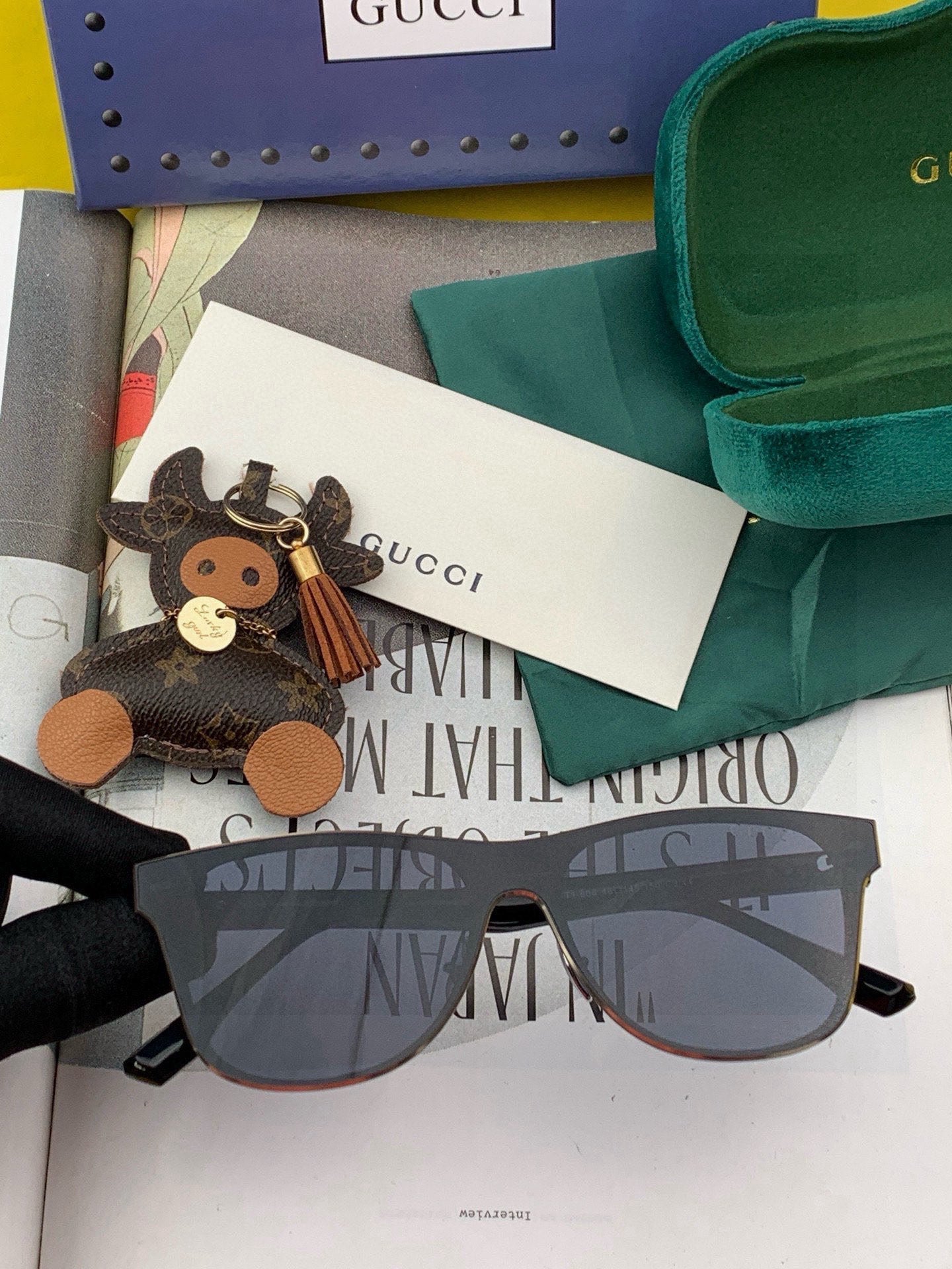 SQUARE FRAME SUNGLASSES G3000 IN ACETATE