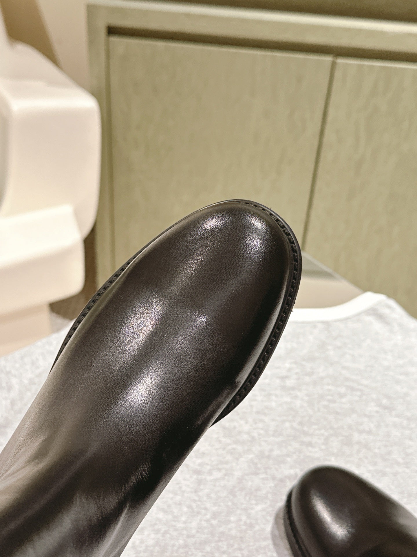 Gucci Riding Ankle Boot Black Sheepskin 484878