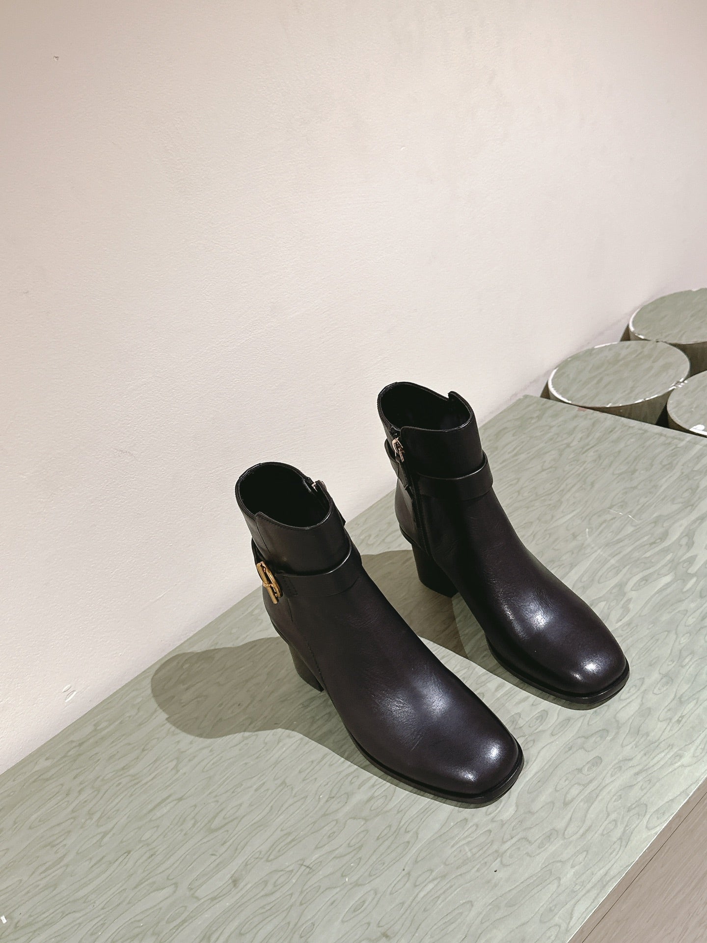 HM Jill Ankle Boot 65mm Black Calfskin  974681