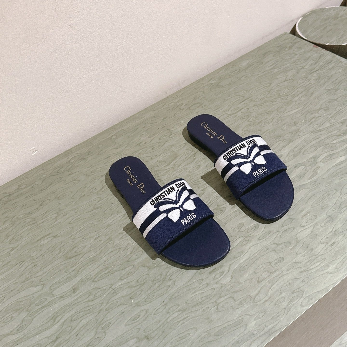 CD Dway Slide Fabric with Cowhide 241926