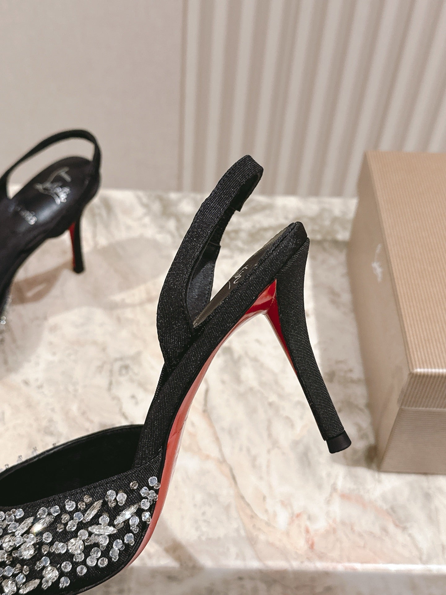 CL 25 Sling Back Black Imported Original Special 346318