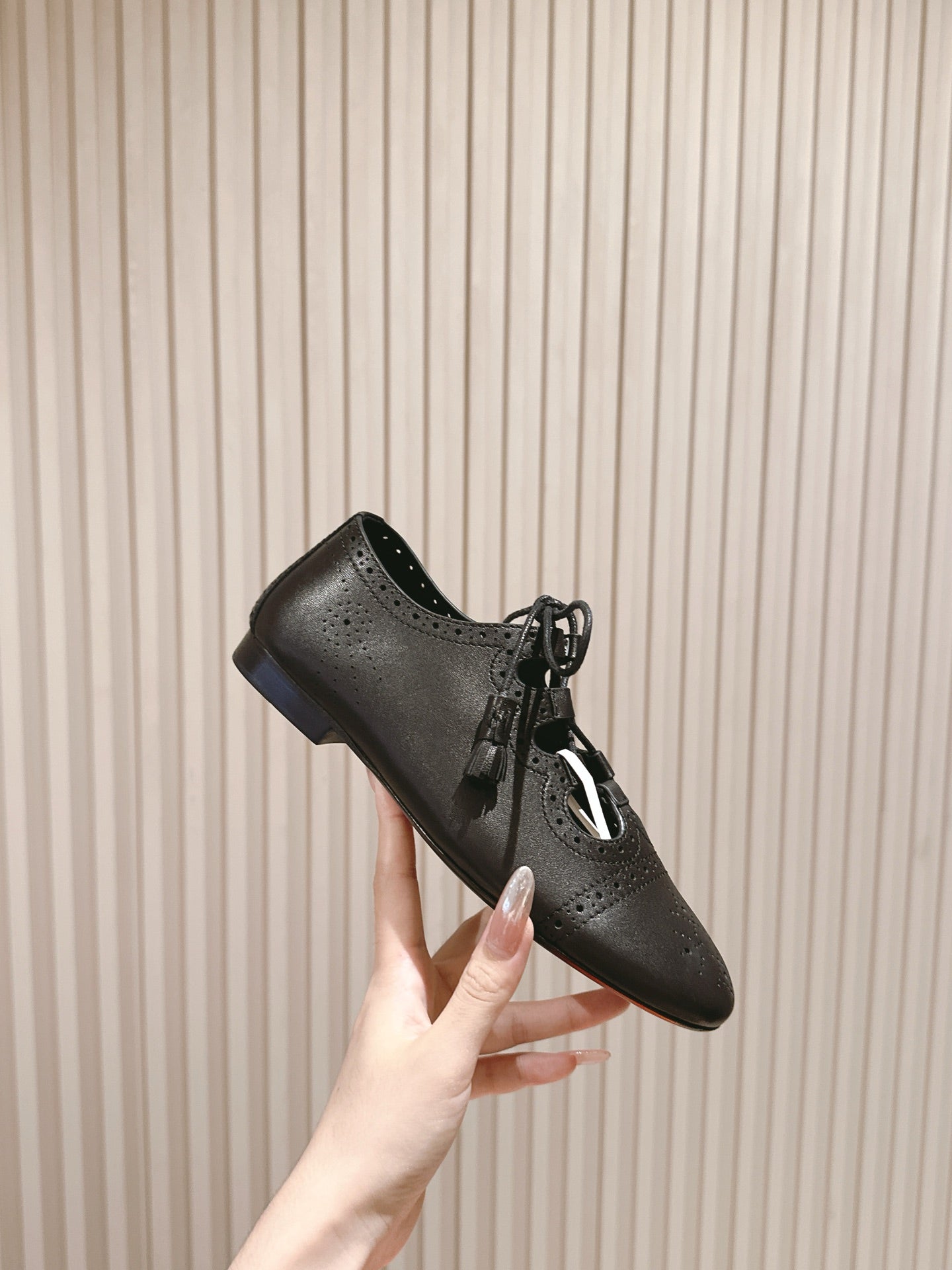 HM 25 Marry Jane Black Lambskin 346242