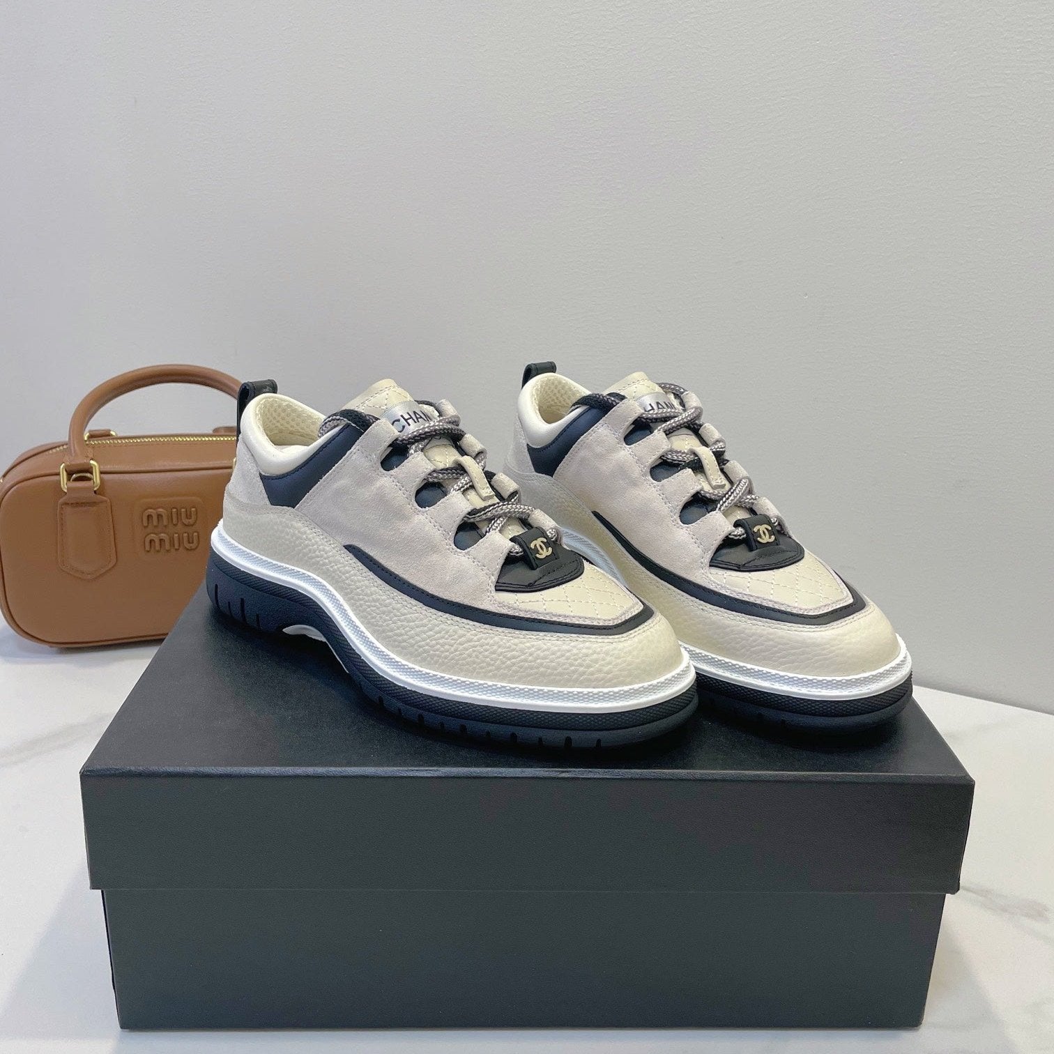 CC Sneaker In Ivory White Cowhide 144772