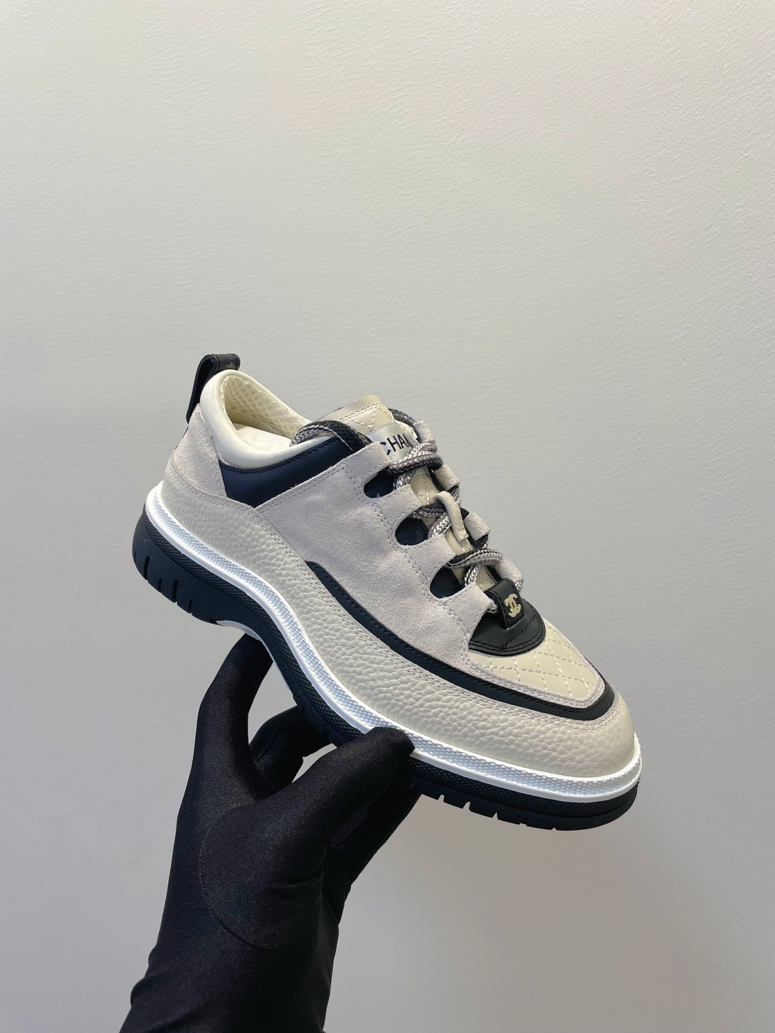 CC Sneaker In Ivory White Cowhide 144772