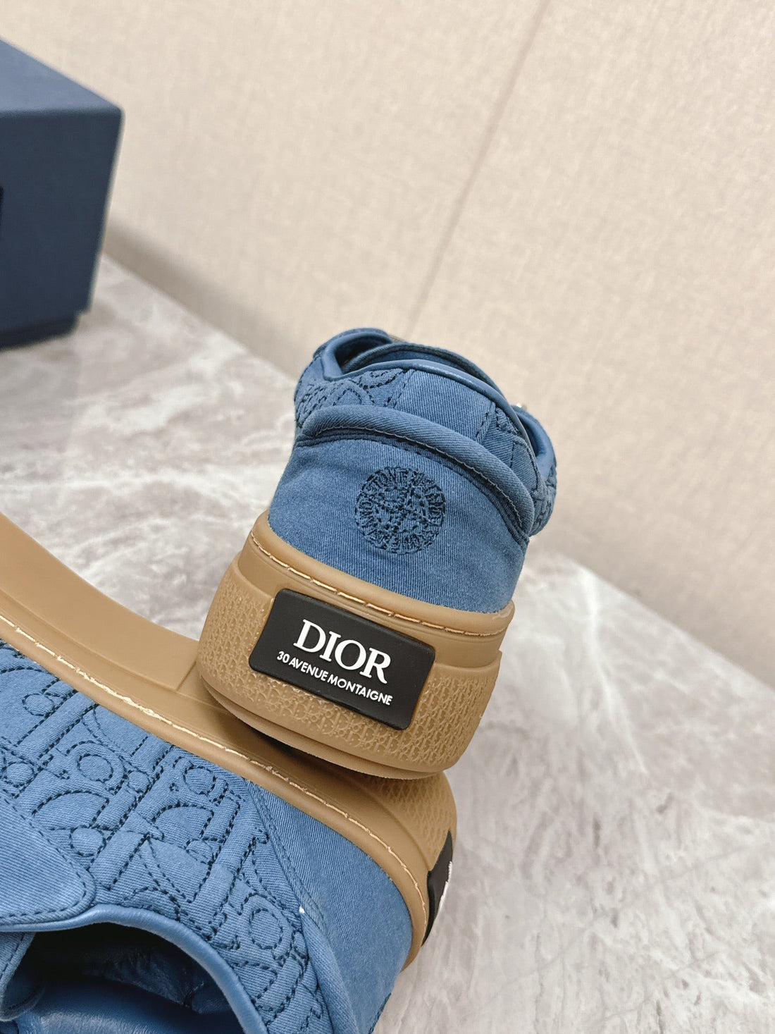 CD And Stone Island B33 Sneaker â€“ Limited And Numbered Edition Blue Canvas