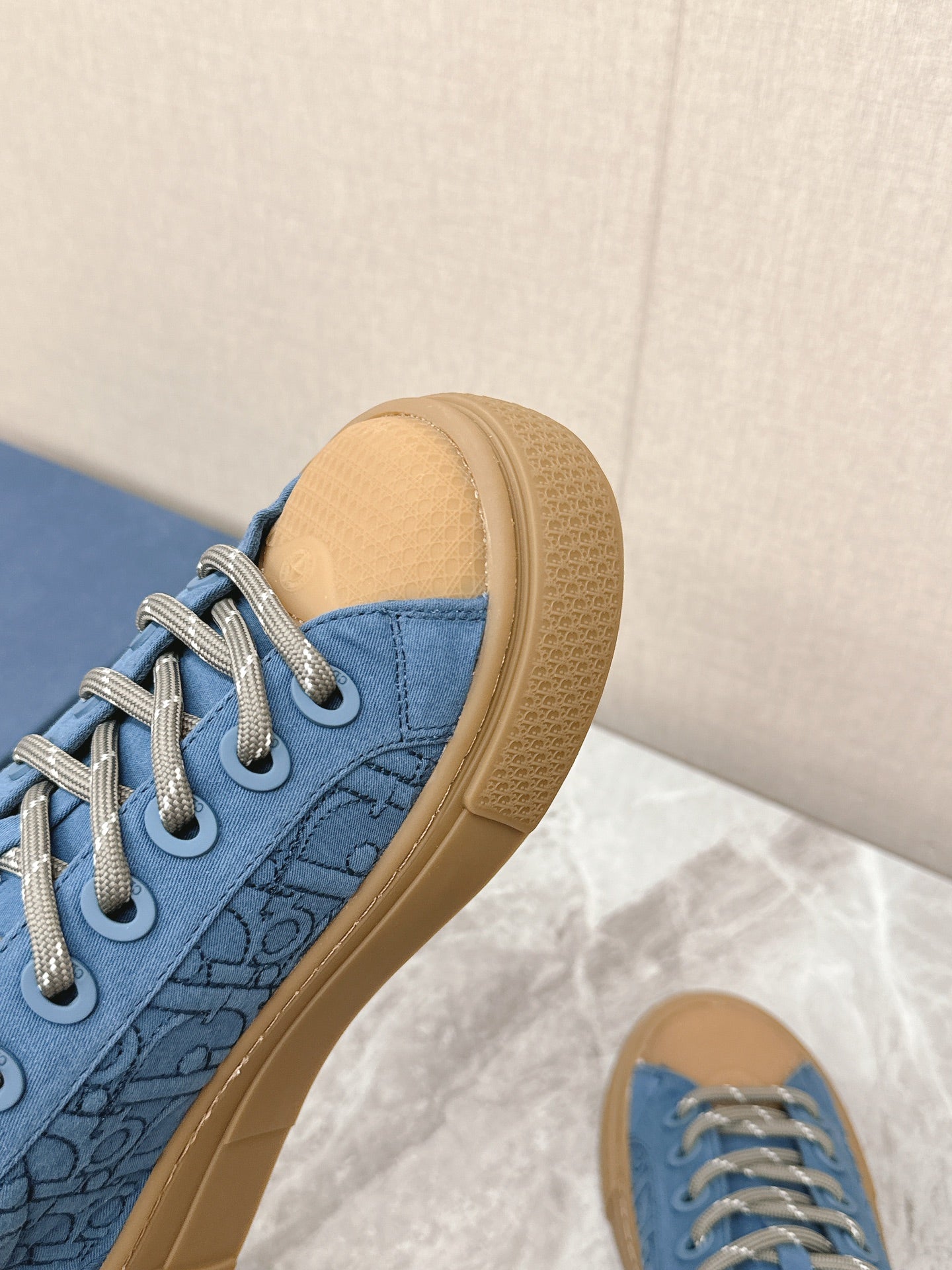 CD And Stone Island B33 Sneaker â€“ Limited And Numbered Edition Blue Canvas