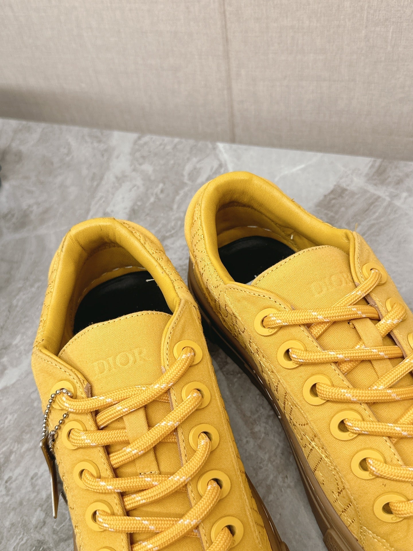 CD And Stone Island B33 Sneaker â€“ Limited And Numbered Edition Yellow Canvas