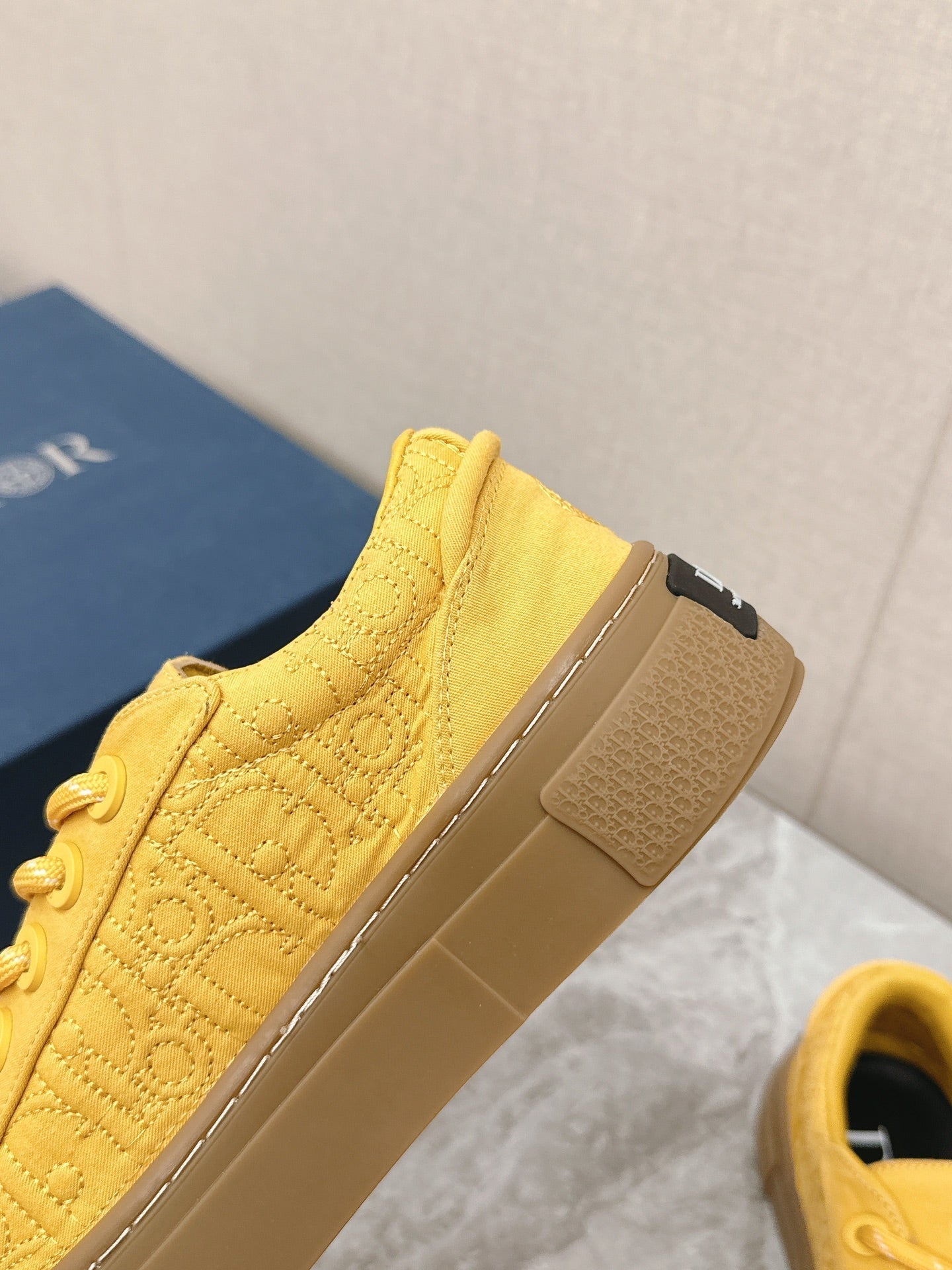 CD And Stone Island B33 Sneaker â€“ Limited And Numbered Edition Yellow Canvas