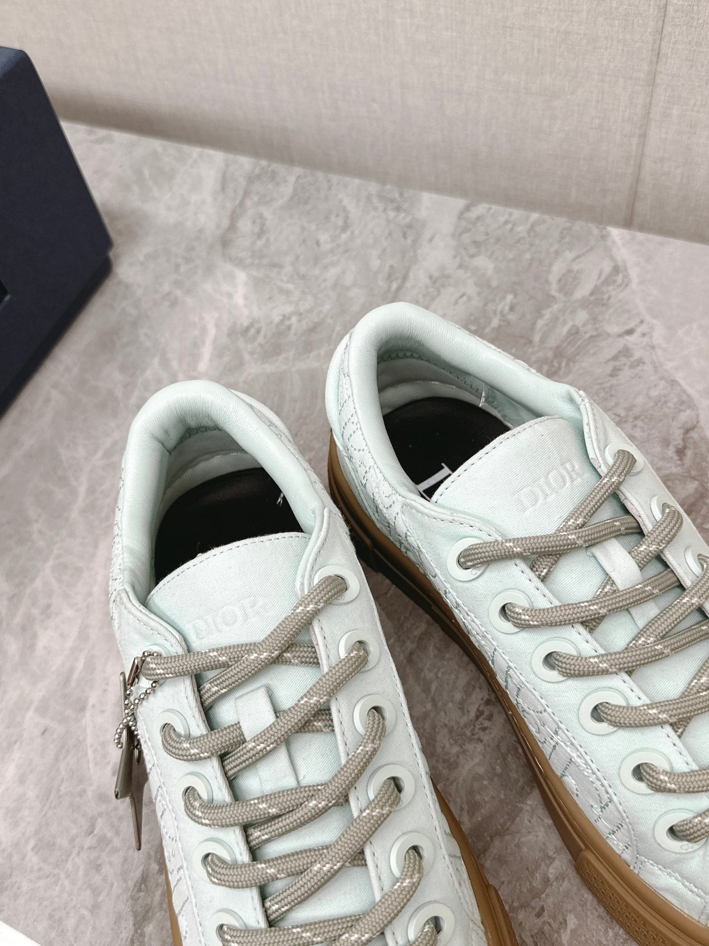CD And Stone Island B33 Sneaker â€“ Limited And Numbered Edition Light Jade Green Canvas