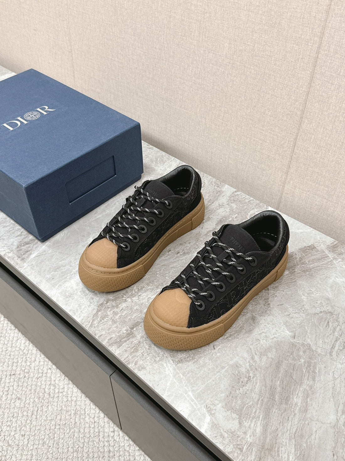 CD And Stone Island B33 Sneaker â€“ Limited And Numbered Edition Black Canvas