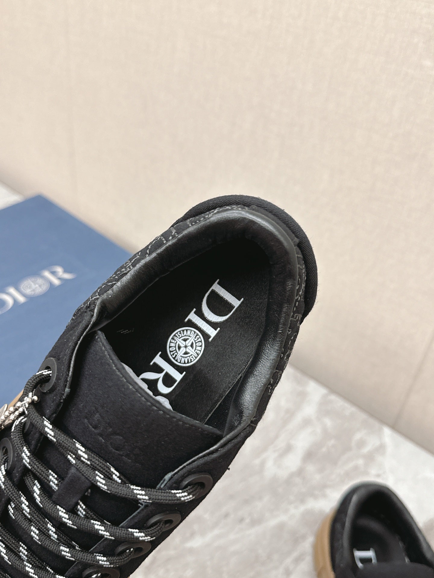 CD And Stone Island B33 Sneaker â€“ Limited And Numbered Edition Black Canvas