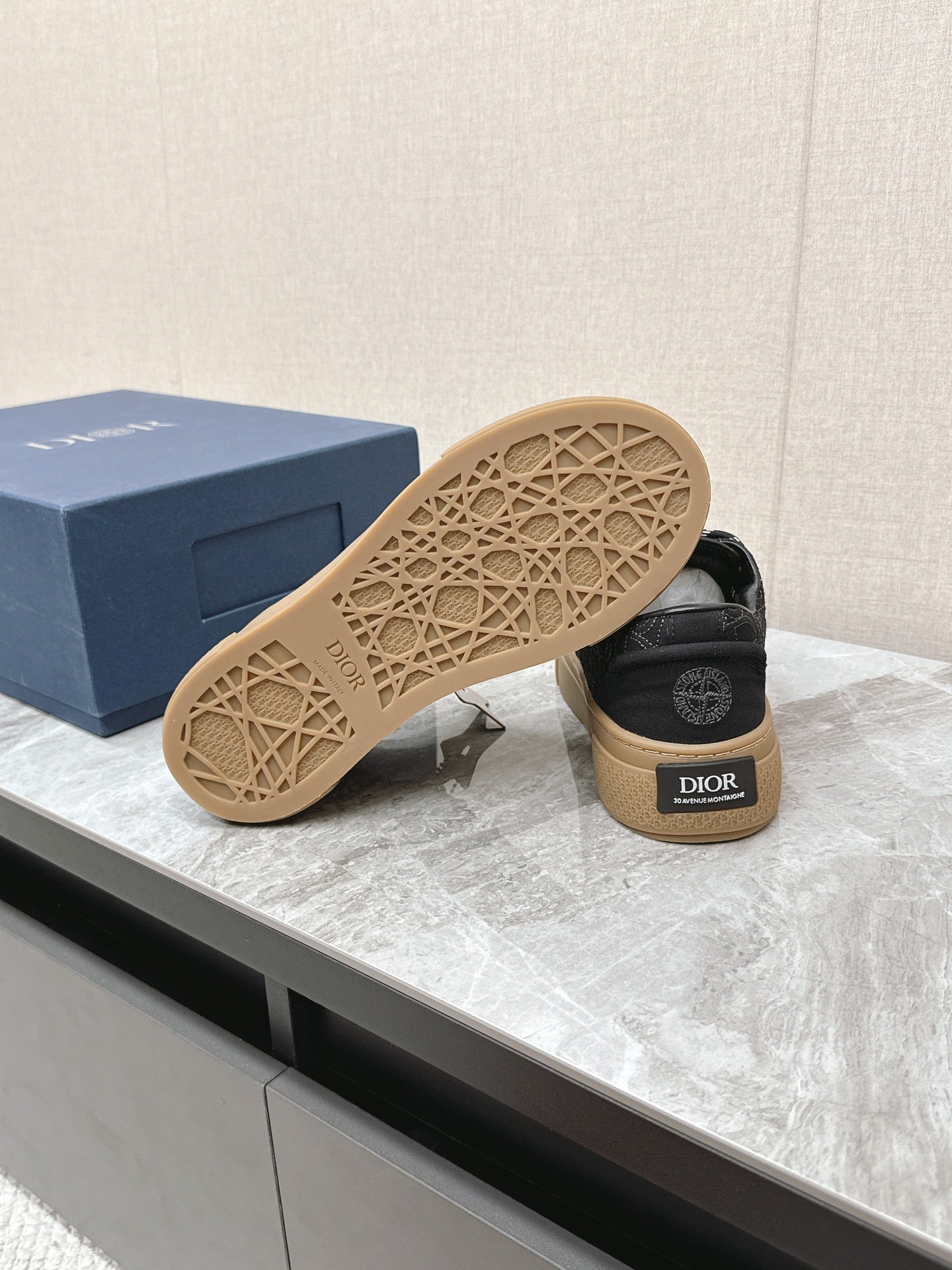 CD And Stone Island B33 Sneaker â€“ Limited And Numbered Edition Black Canvas