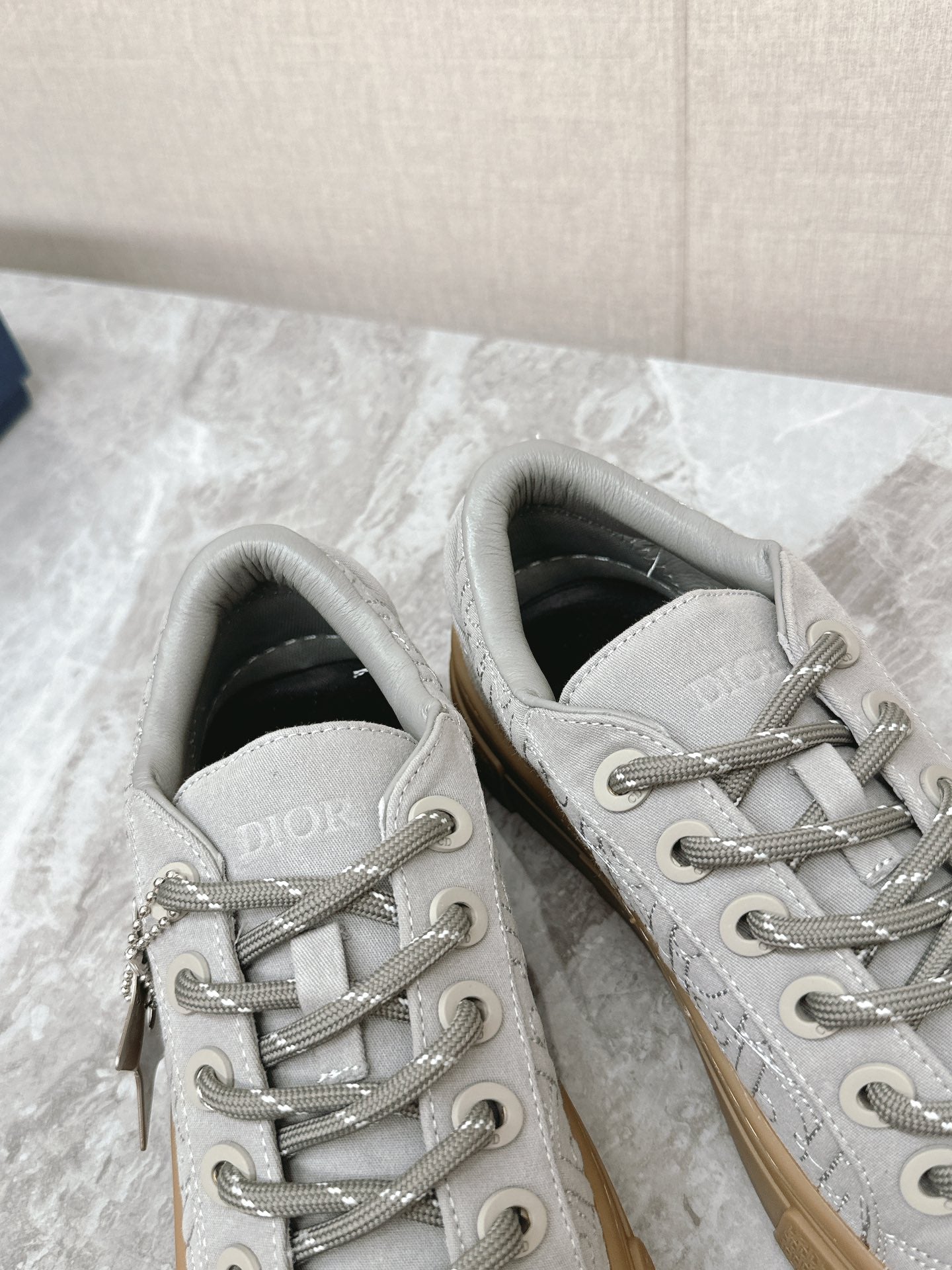 CD And Stone Island B33 Sneaker â€“ Limited And Numbered Edition Grey Canvas