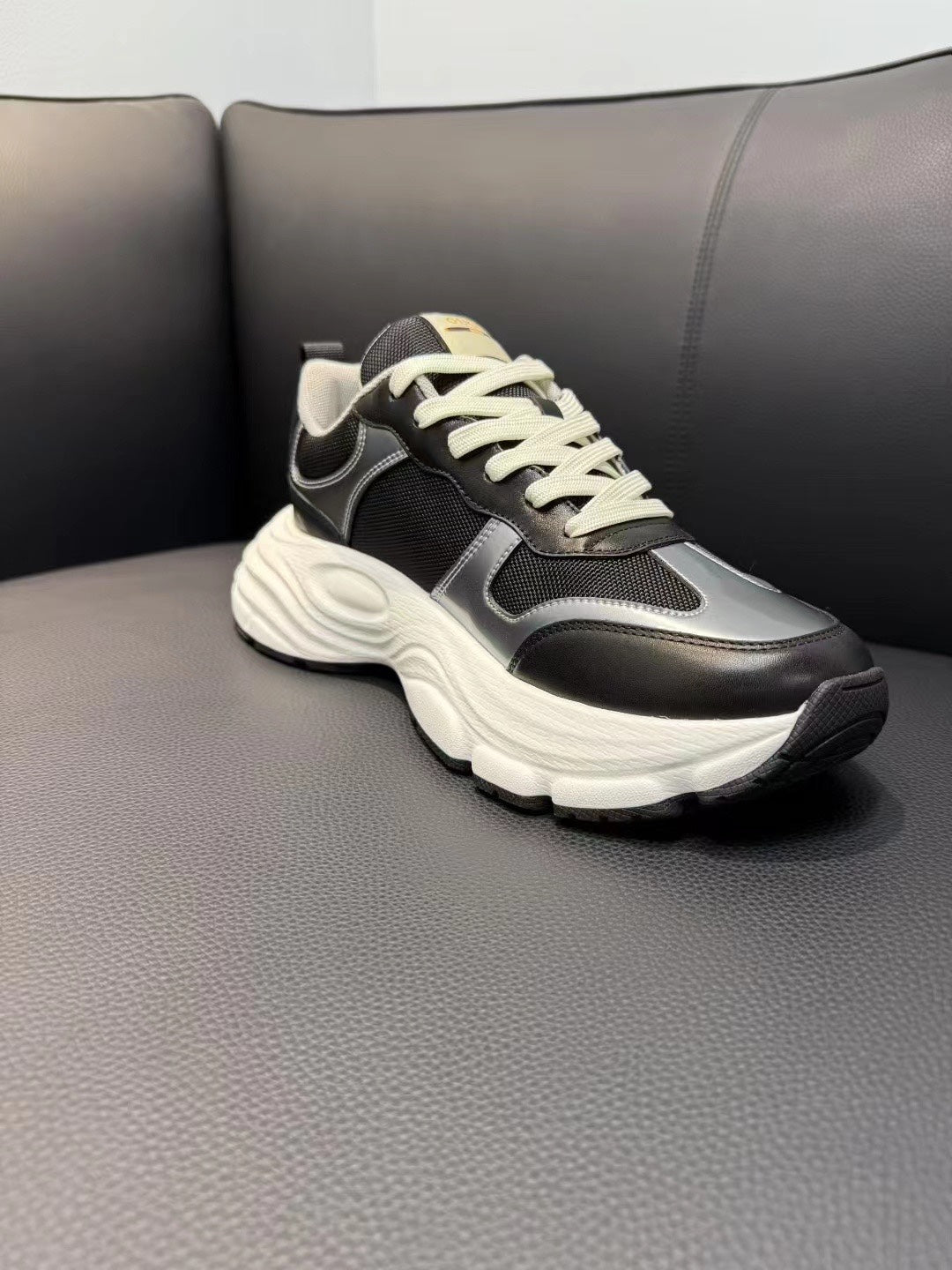 GG Men's Sneaker Blue Mesh Suede 751837