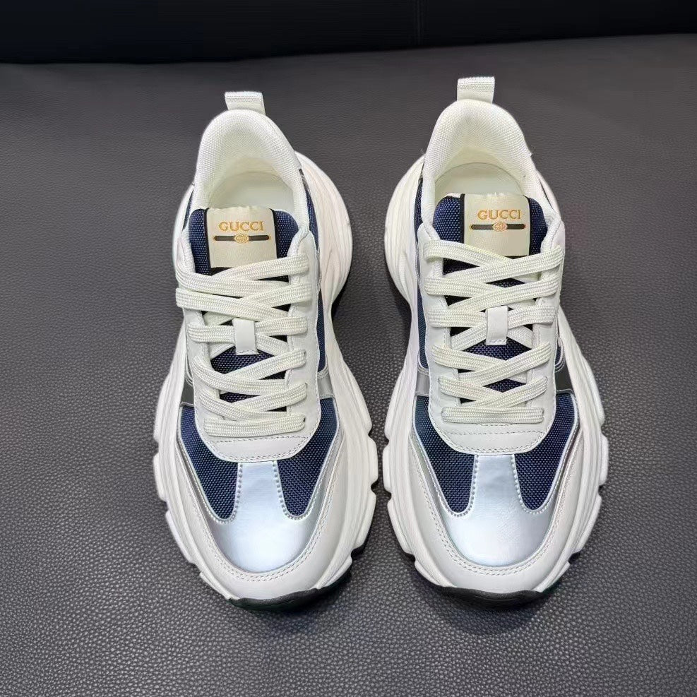 GG Men's Sneaker Blue Mesh Suede 751837