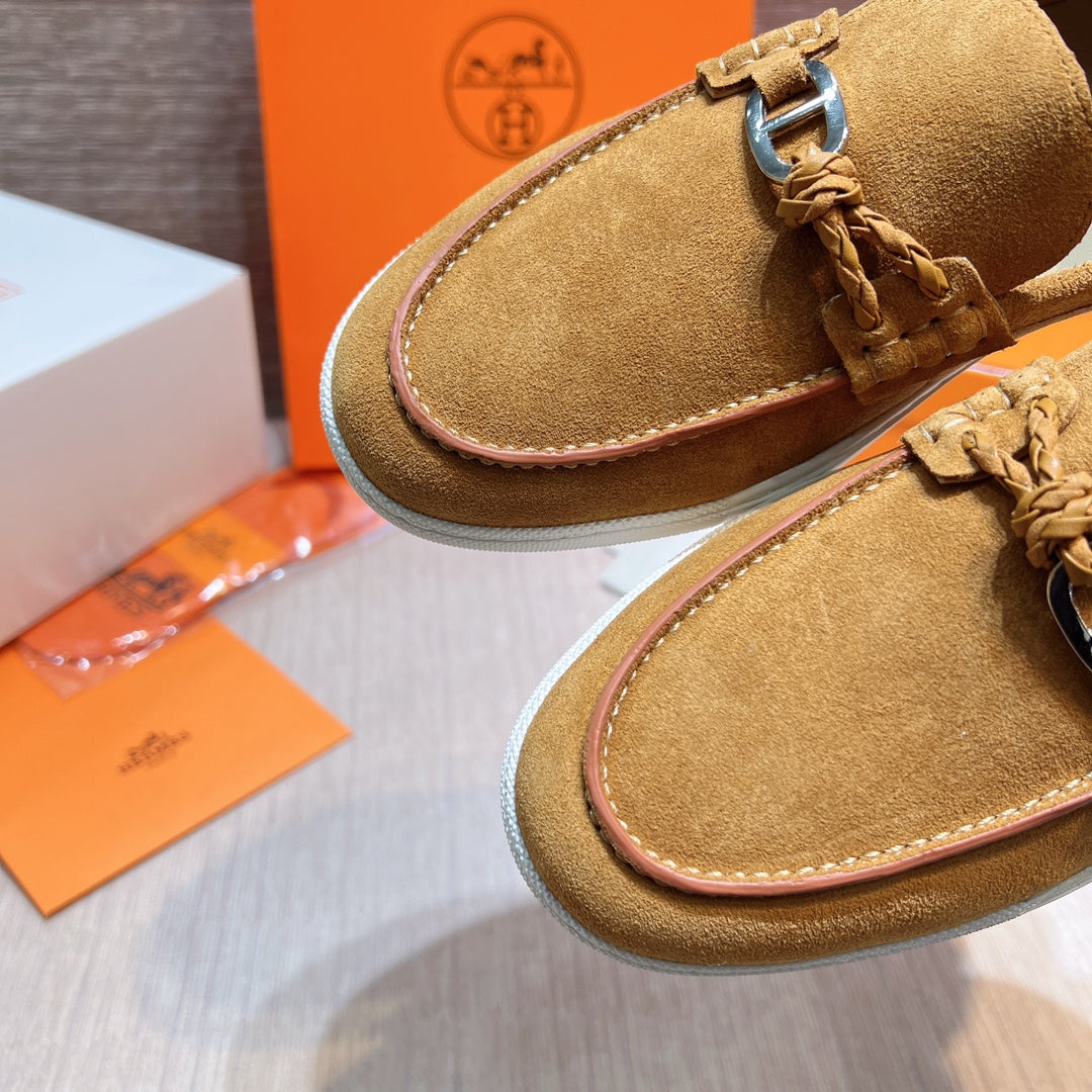 HM Men's Ignacio Loafer Light Brown Suede 713054