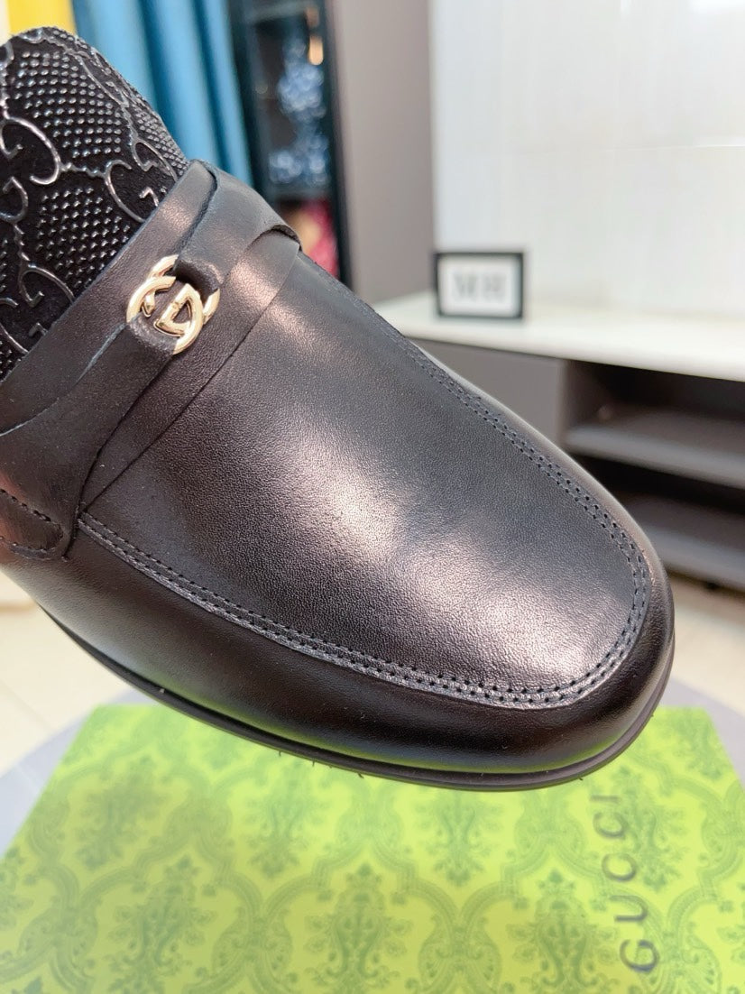 GG Men's Loafer Black Cowhide 233530