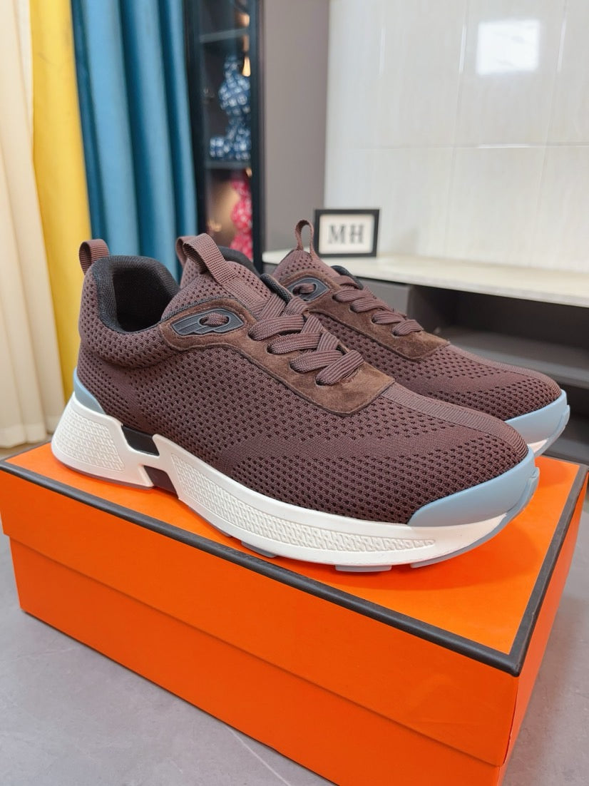 HM Men's Sneaker Mesh Cowhide 526788